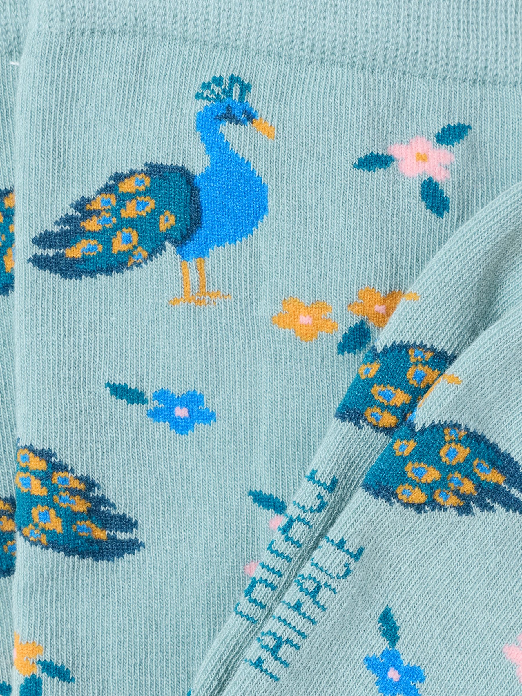 Green Haze Peacock Socks - Image 2 of 2