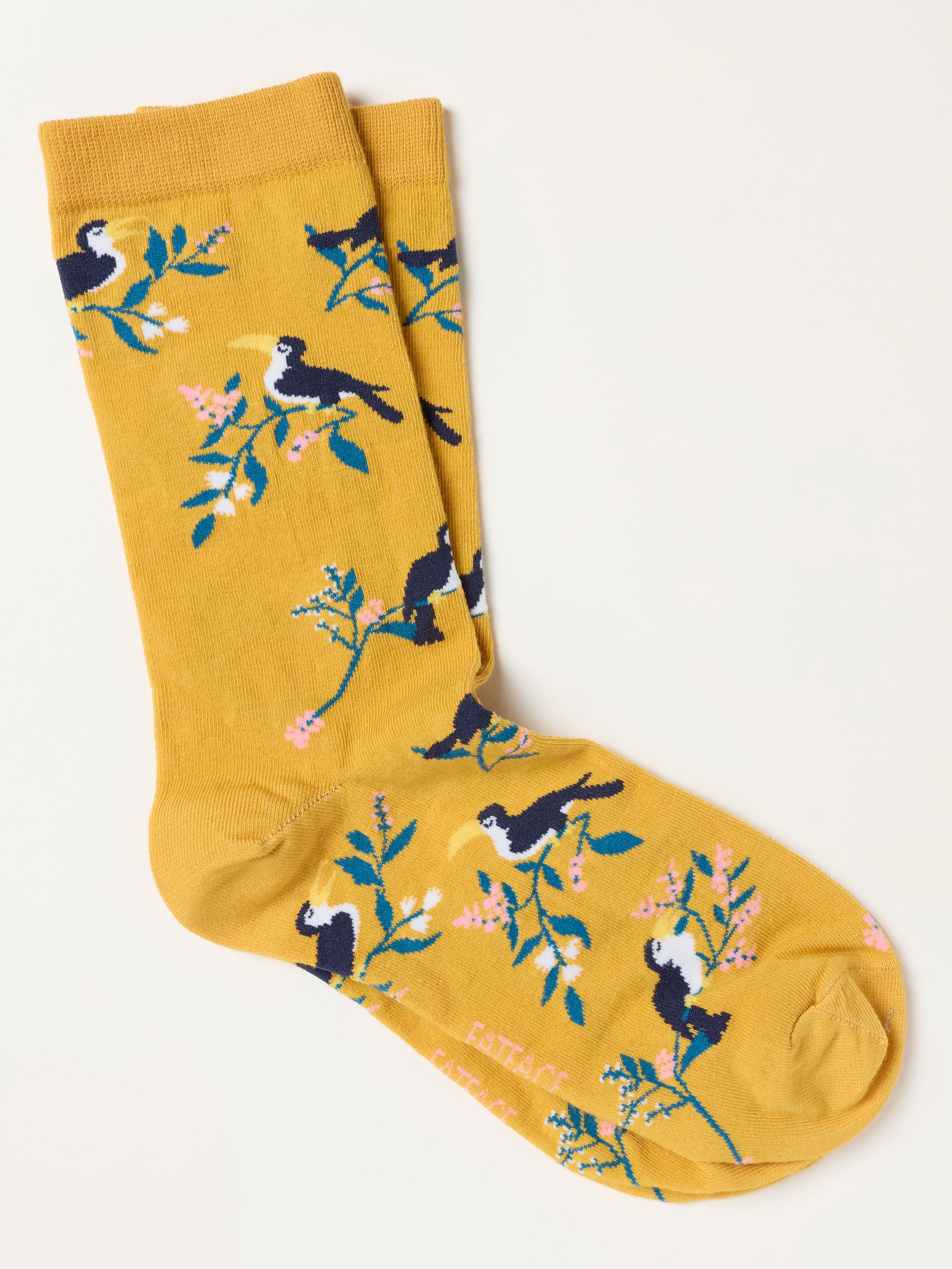 Mustard Yellow Toucan Socks - Image 1 of 2