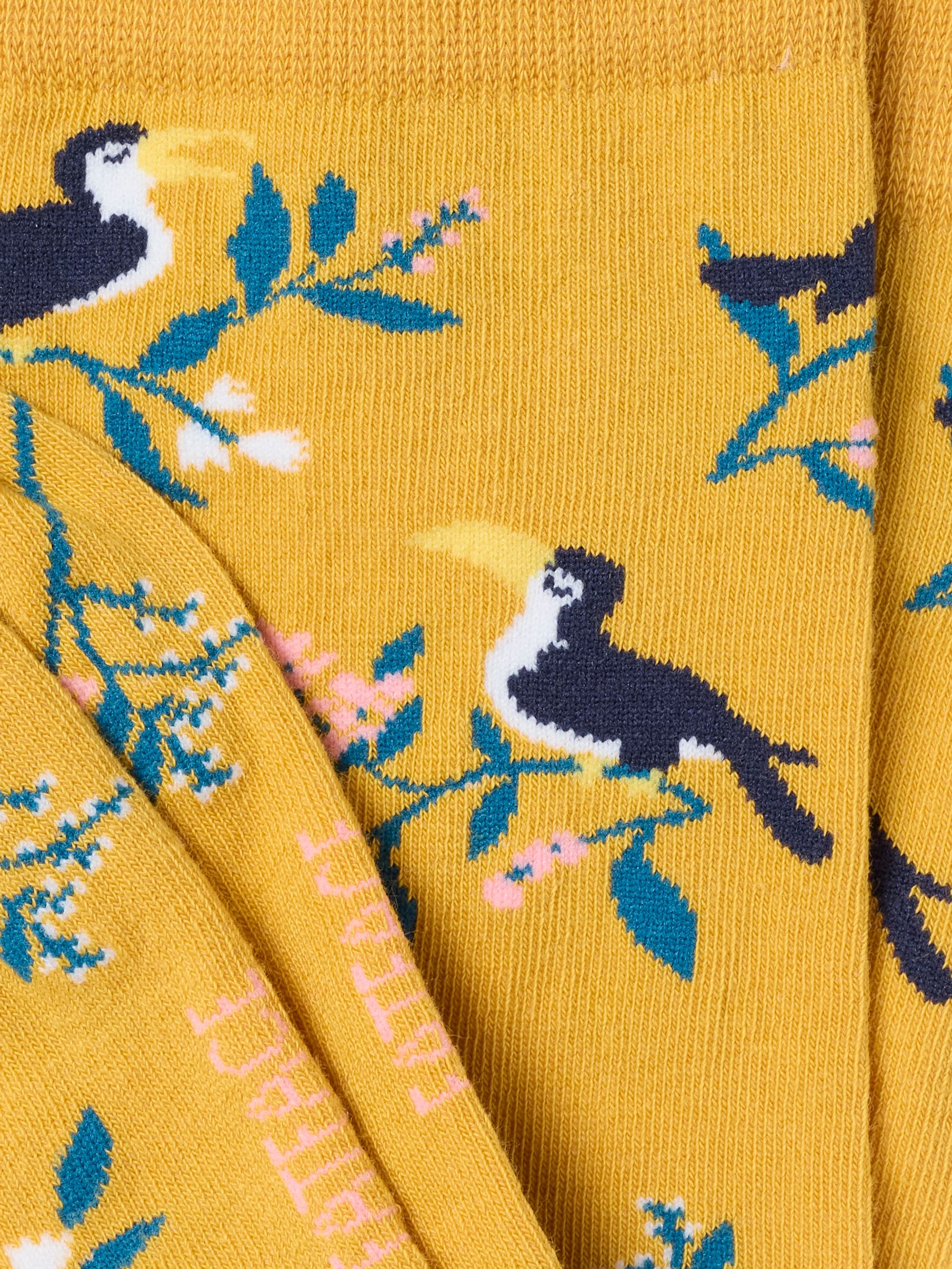 Mustard Yellow Toucan Socks - Image 2 of 2