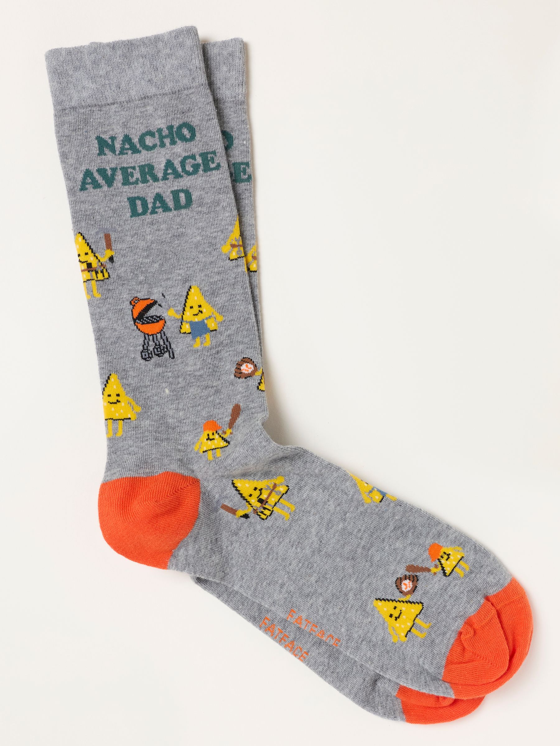 Grey Nacho Your Average Dad Socks - Image 1 of 2 Grey Nacho Your Average Dad Socks - Image 1 of 2