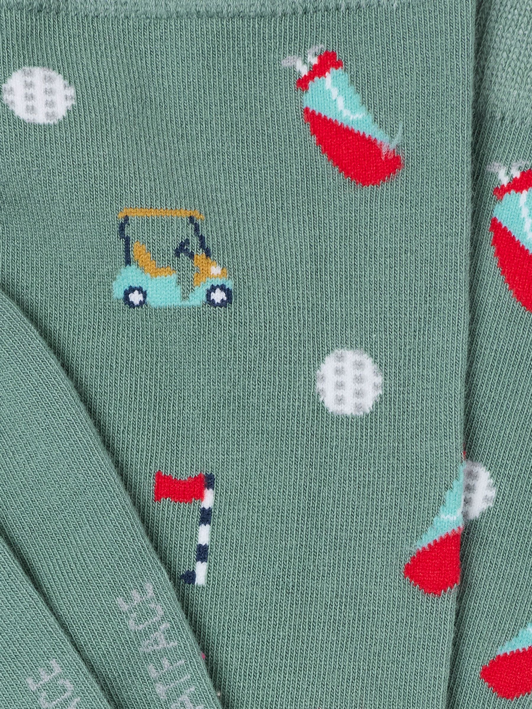 Green Golf Socks - Image 2 of 2 Green Golf Socks - Image 2 of 2