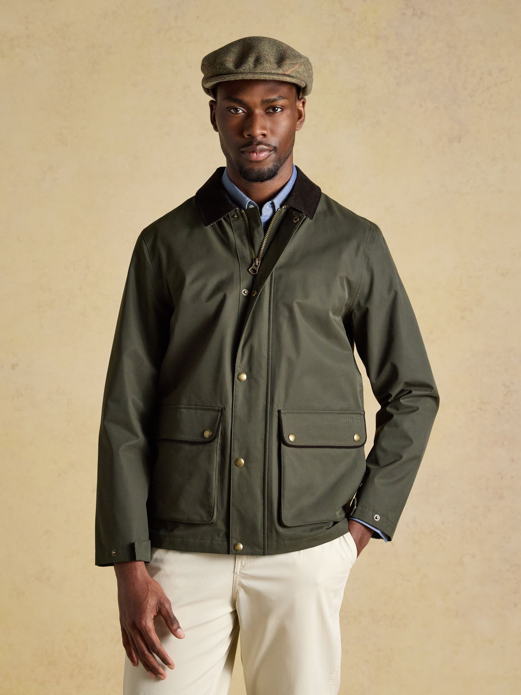 Ashby Green Tweed Flat Cap - Image 5 of 8