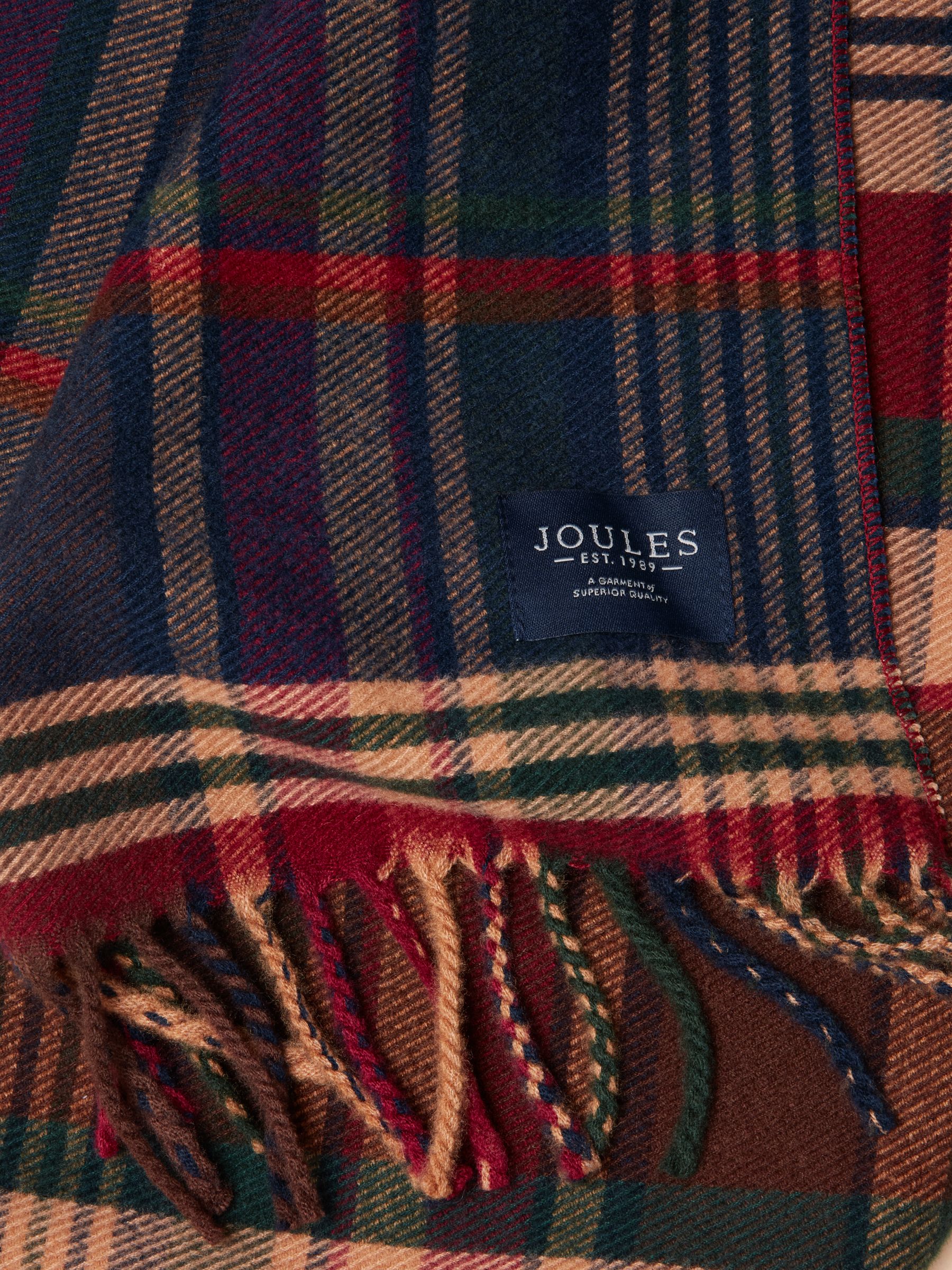 Langtree Burgundy Hotch Potch Scarf - Image 7 of 8