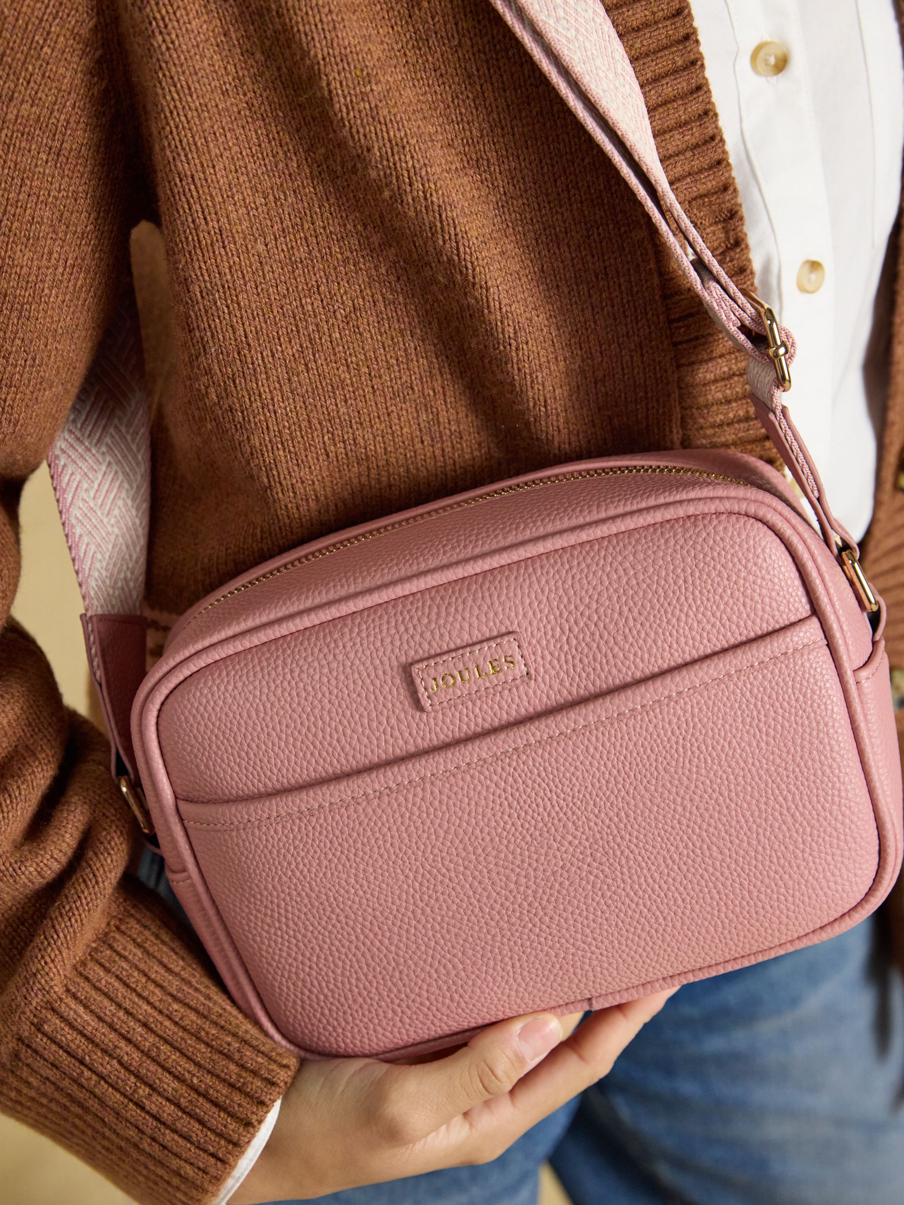 Trent Pink Cross Body Bag - Image 5 of 9