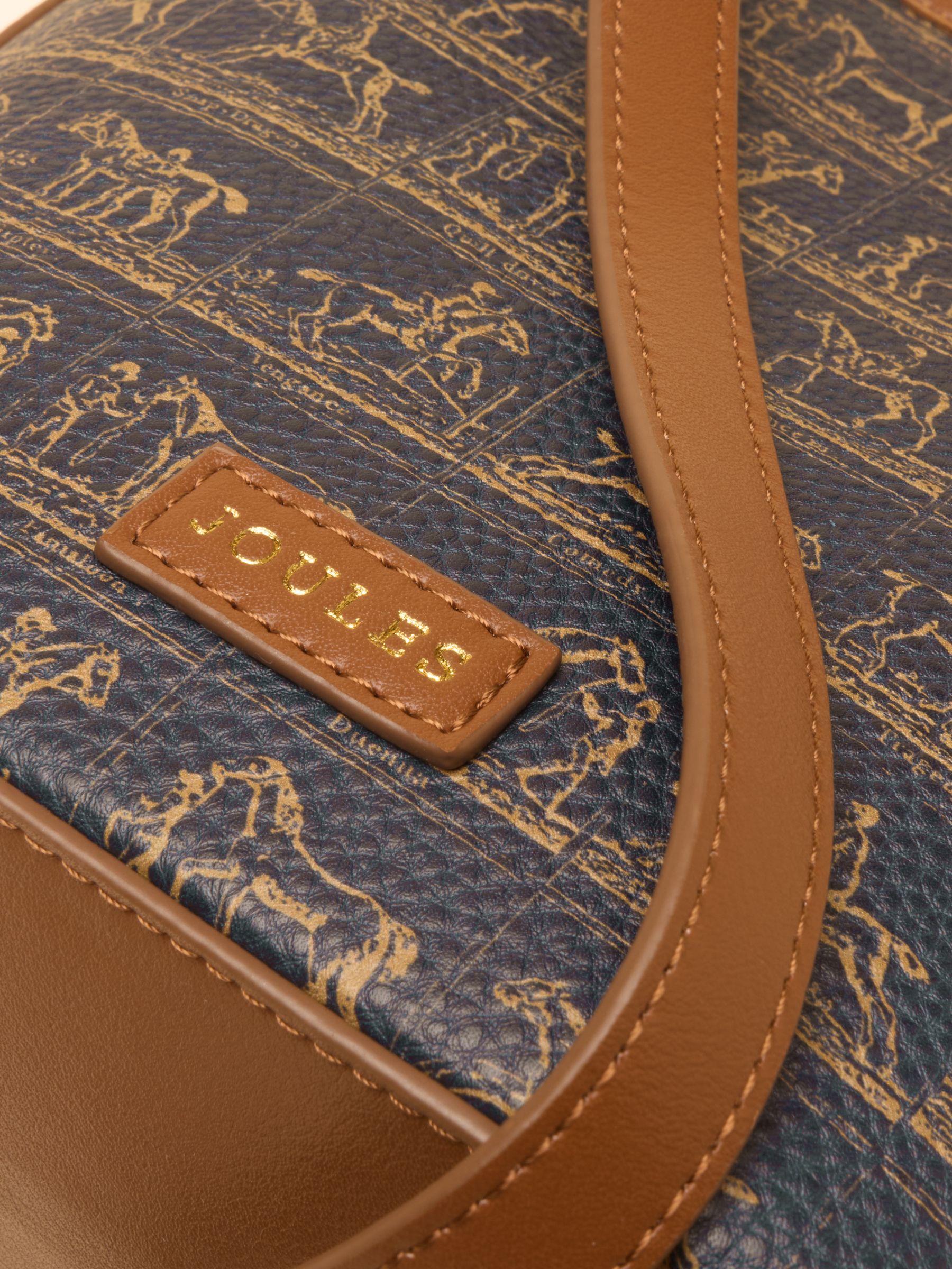 Navy & Brown Horse Print Bucket Bag - Image 7 of 7