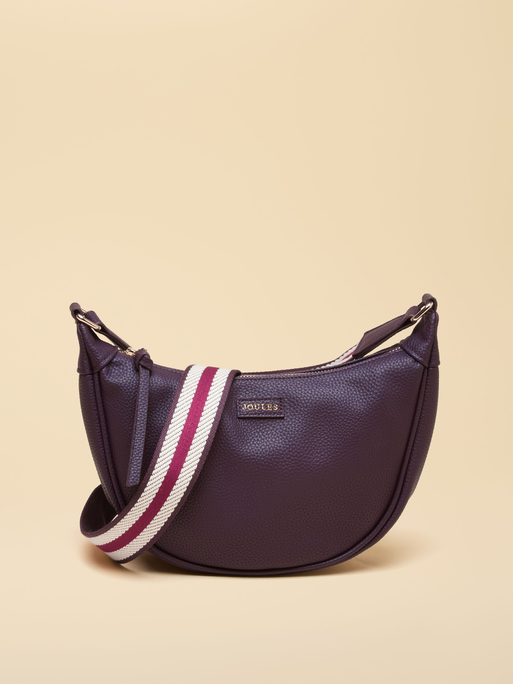 Jade Purple Half Moon Adjustable Cross-Body Bag - Image 4 of 8