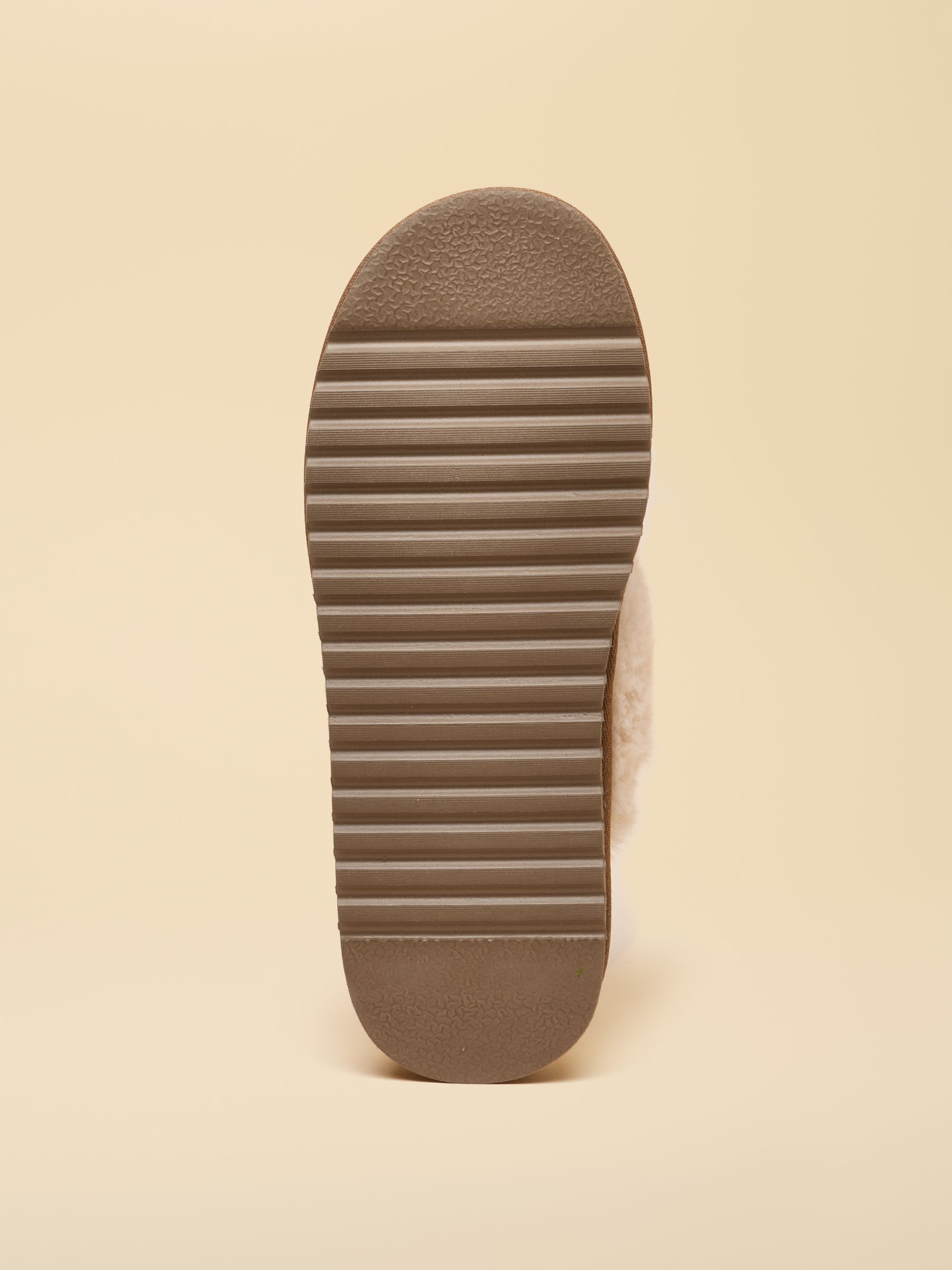 Chestnut Brown Embroidered Tassel Slipper - Image 4 of 6