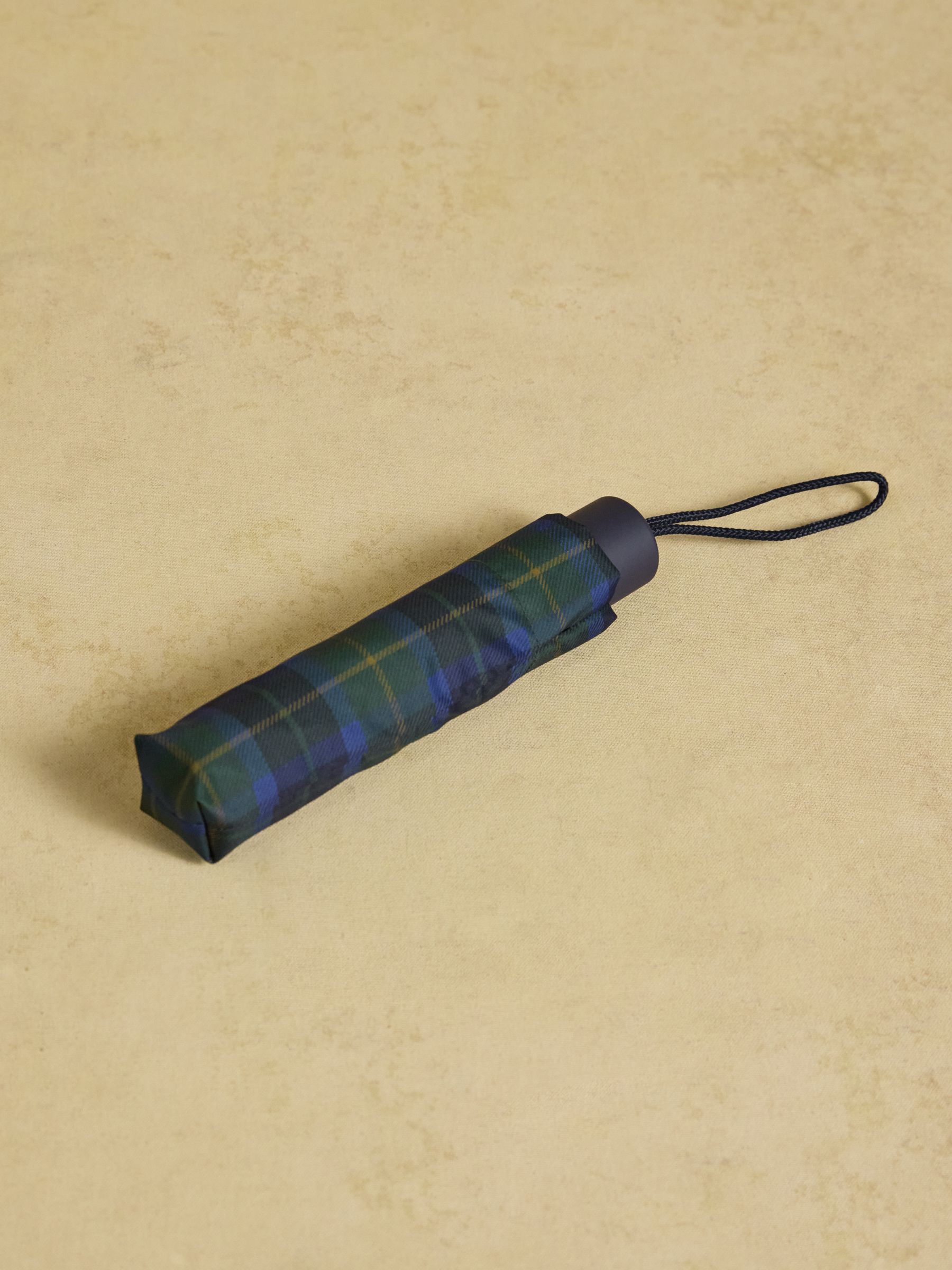 Rayne Blue & Green Check Umbrella - Image 6 of 8