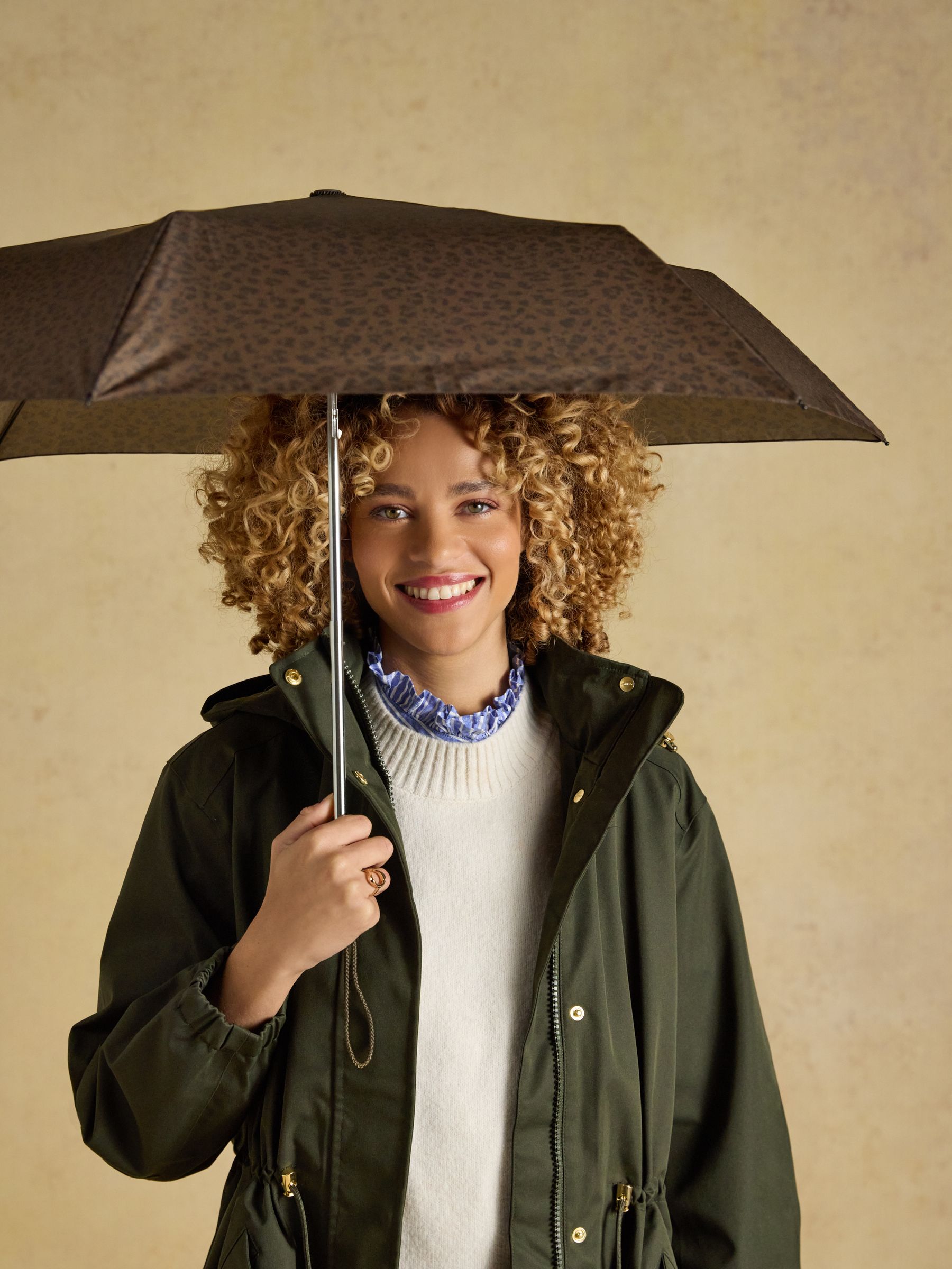 Rayne Brown Leopard Umbrella - Image 4 of 8