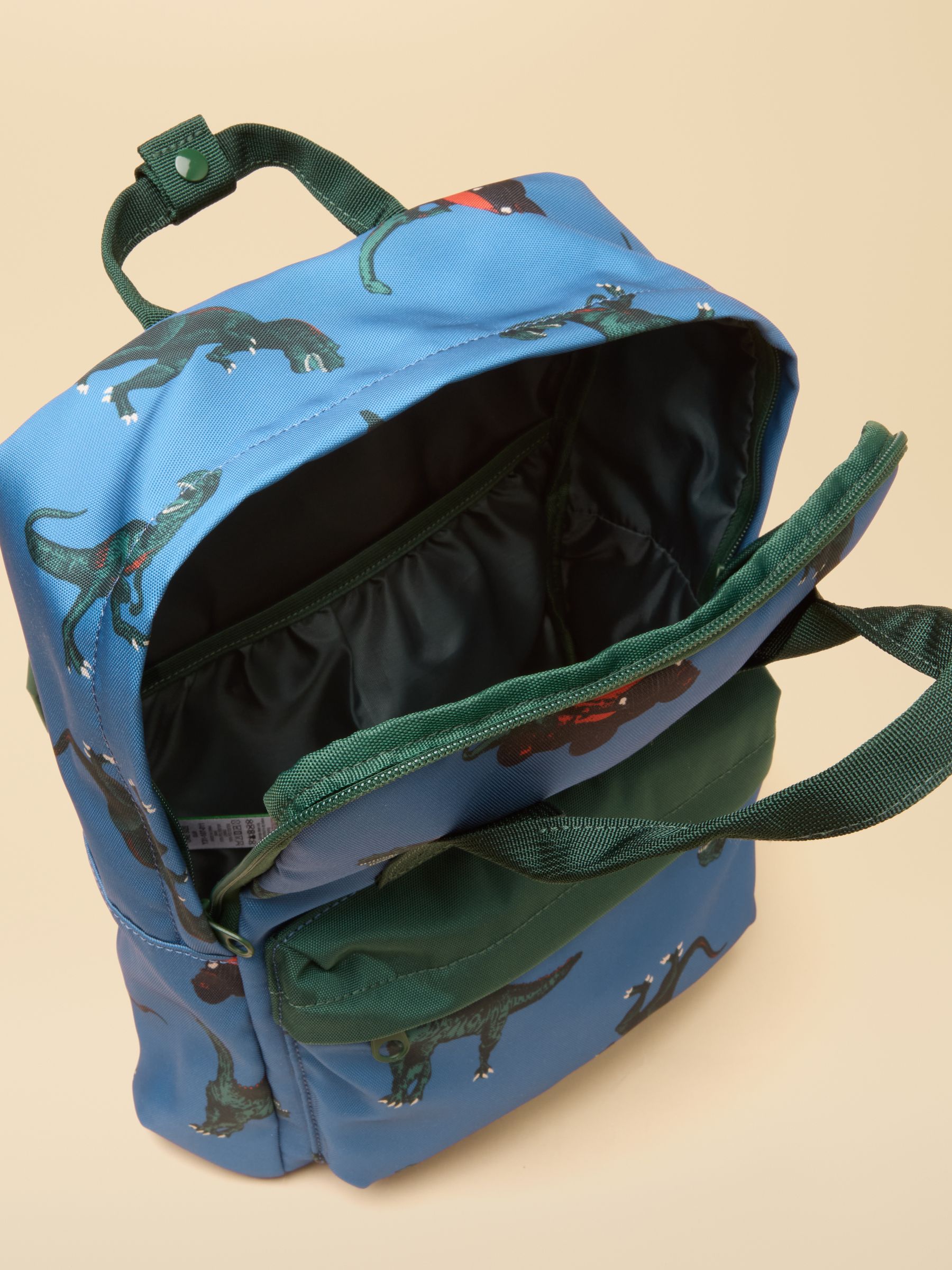 Blue Boys' Dino Backpack - Image 3 of 5