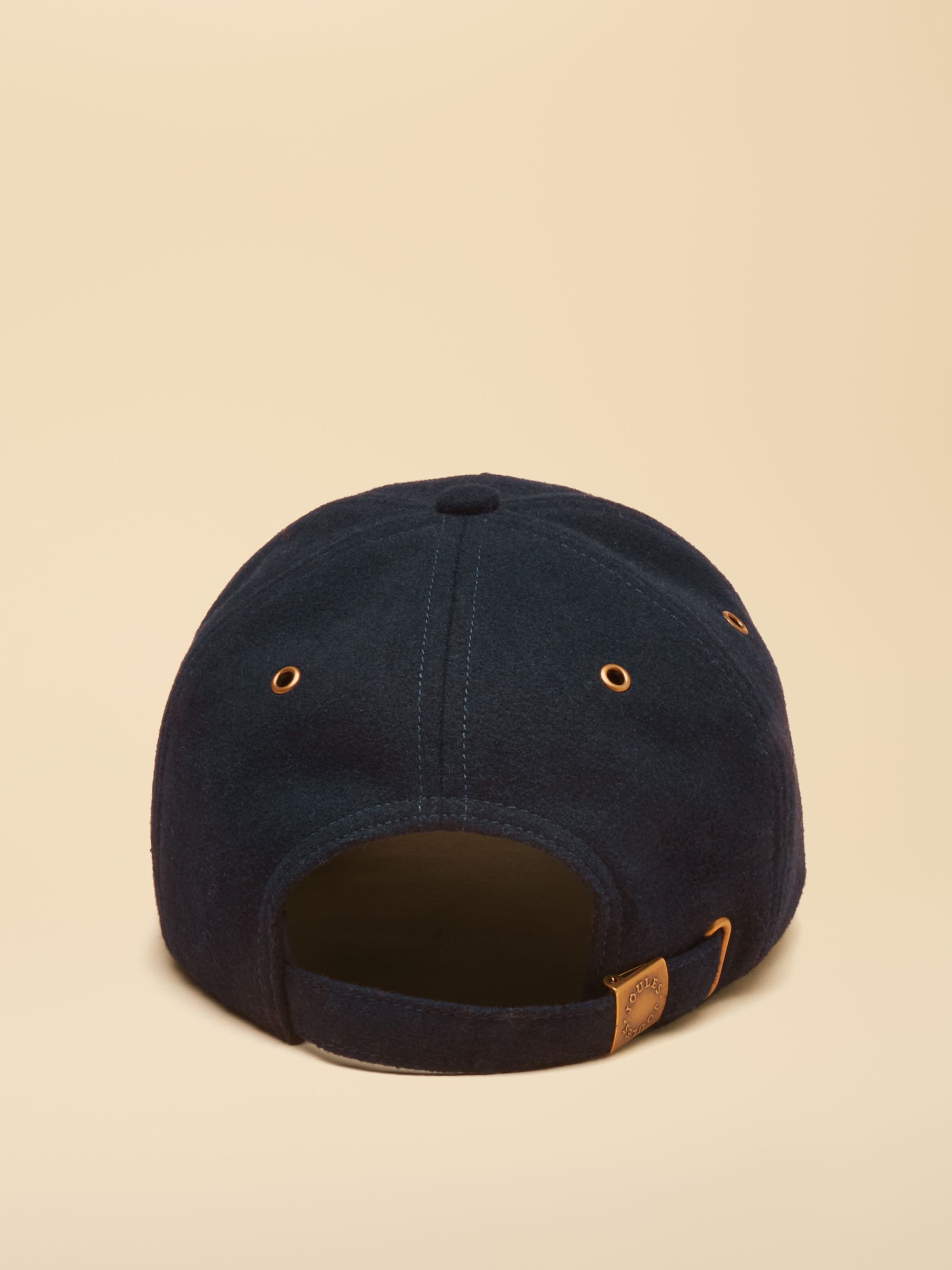 Campbell Navy Fox Wool Baseball Cap - Image 5 of 6