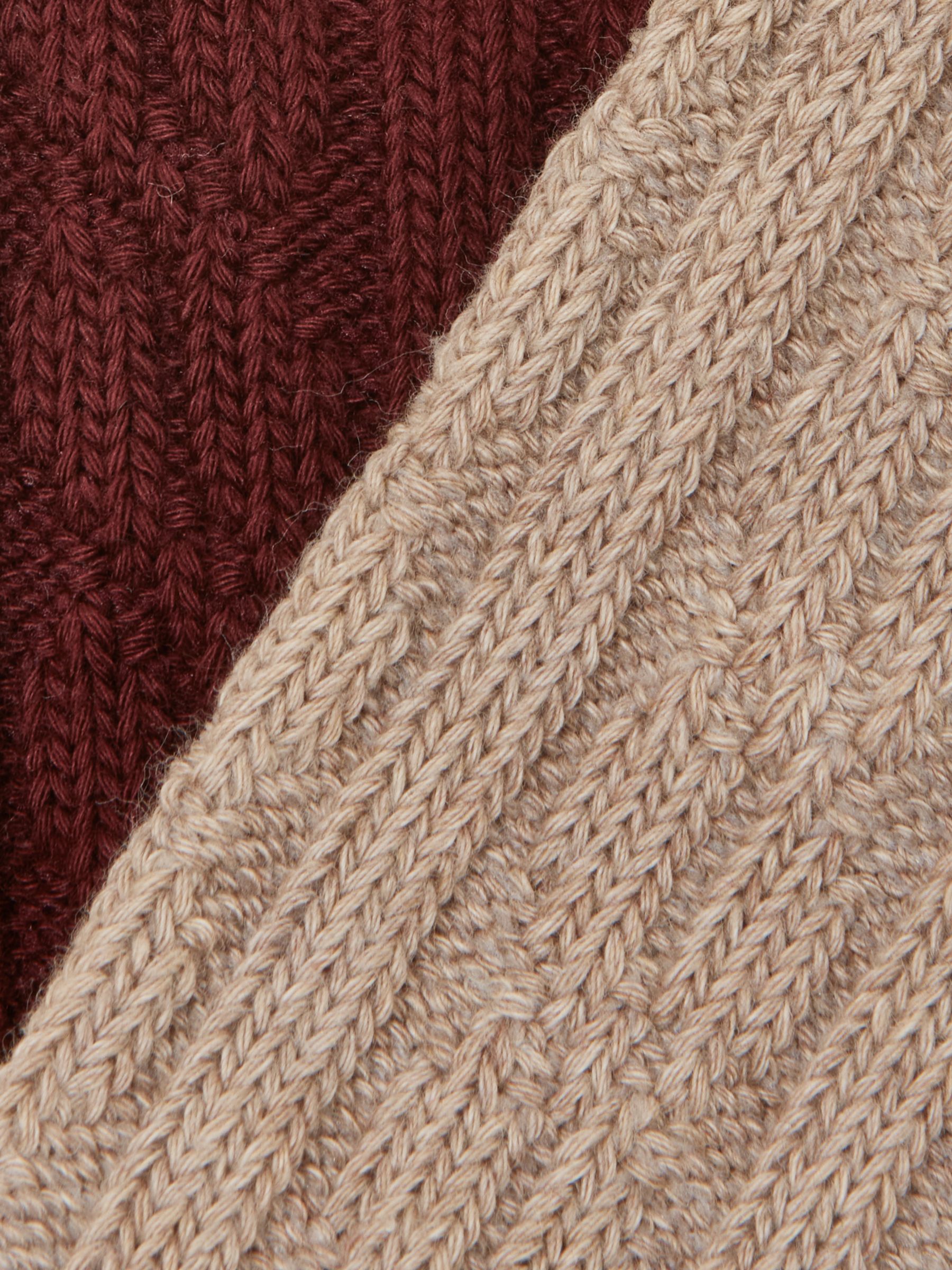 Women's Cable Knit Oat & Berry Socks 2 Pack  (size 4 - 8) - Image 3 of 3