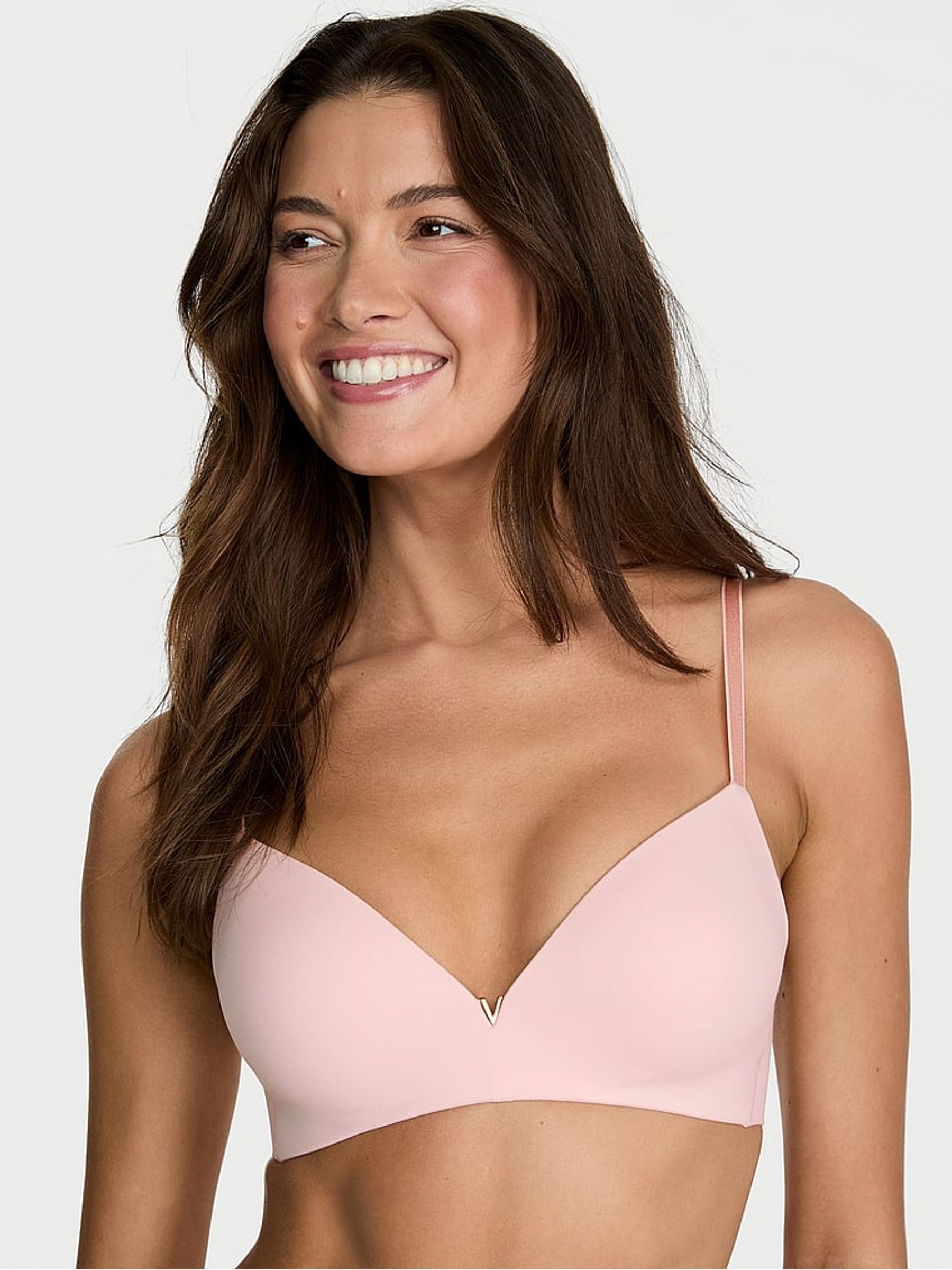 Purest Pink Non Wired Push Up Bra - Image 1 of 2 Purest Pink Non Wired Push Up Bra - Image 1 of 2