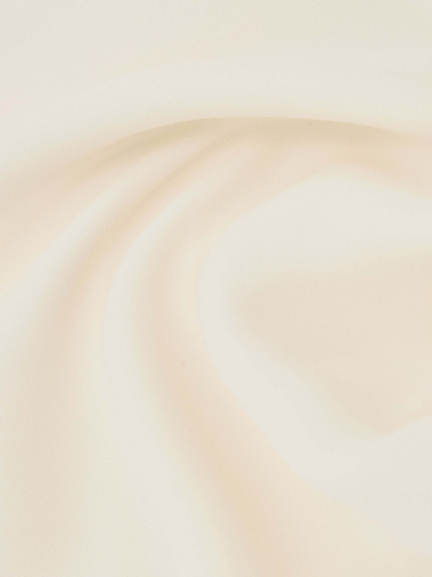 Asymmetric Drape-Neck Top in Ivory - Image 6 of 6