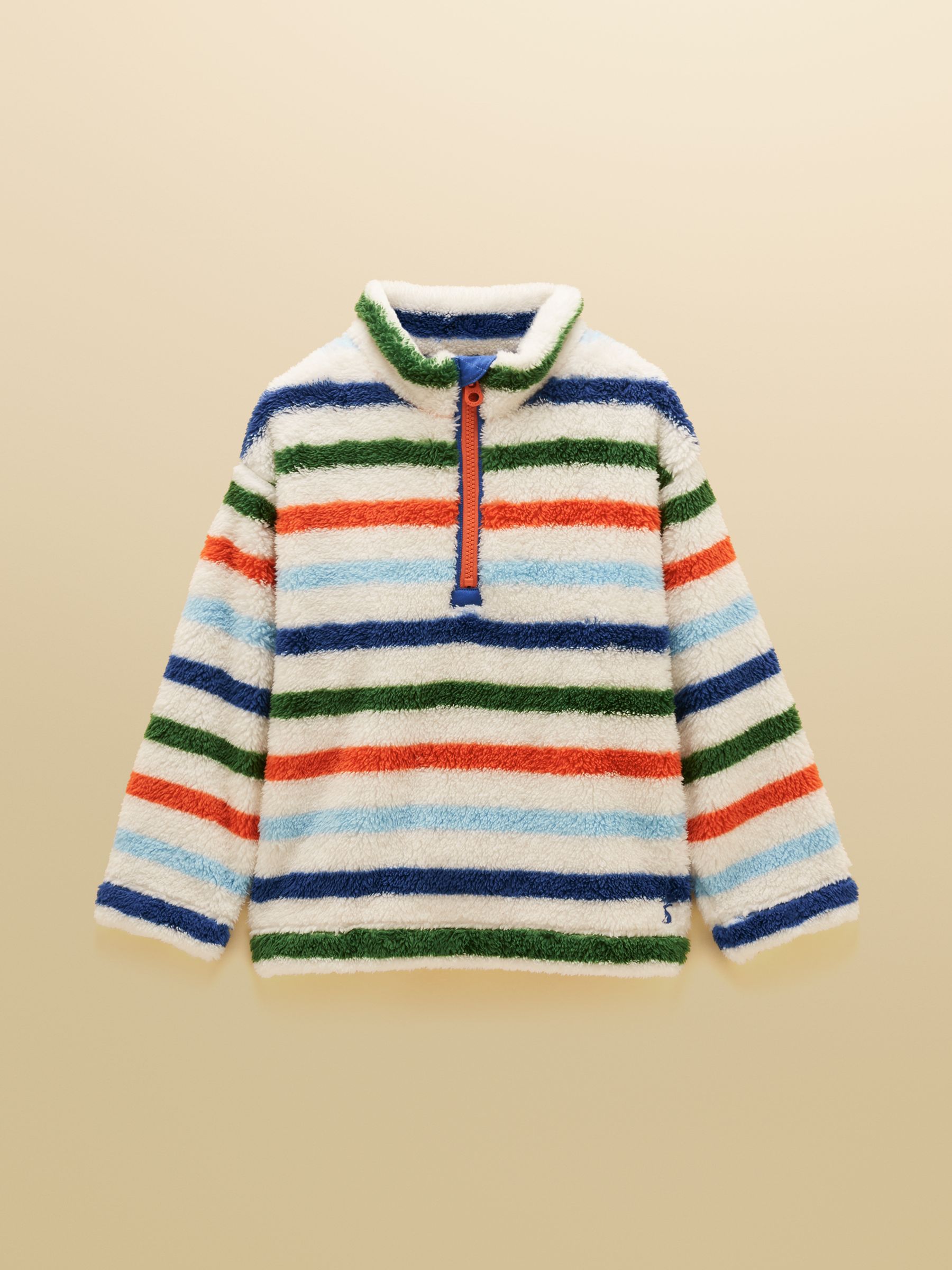 Boys' Woozle Multi Stripe Quarter Zip Fleece - Image 1 of 5