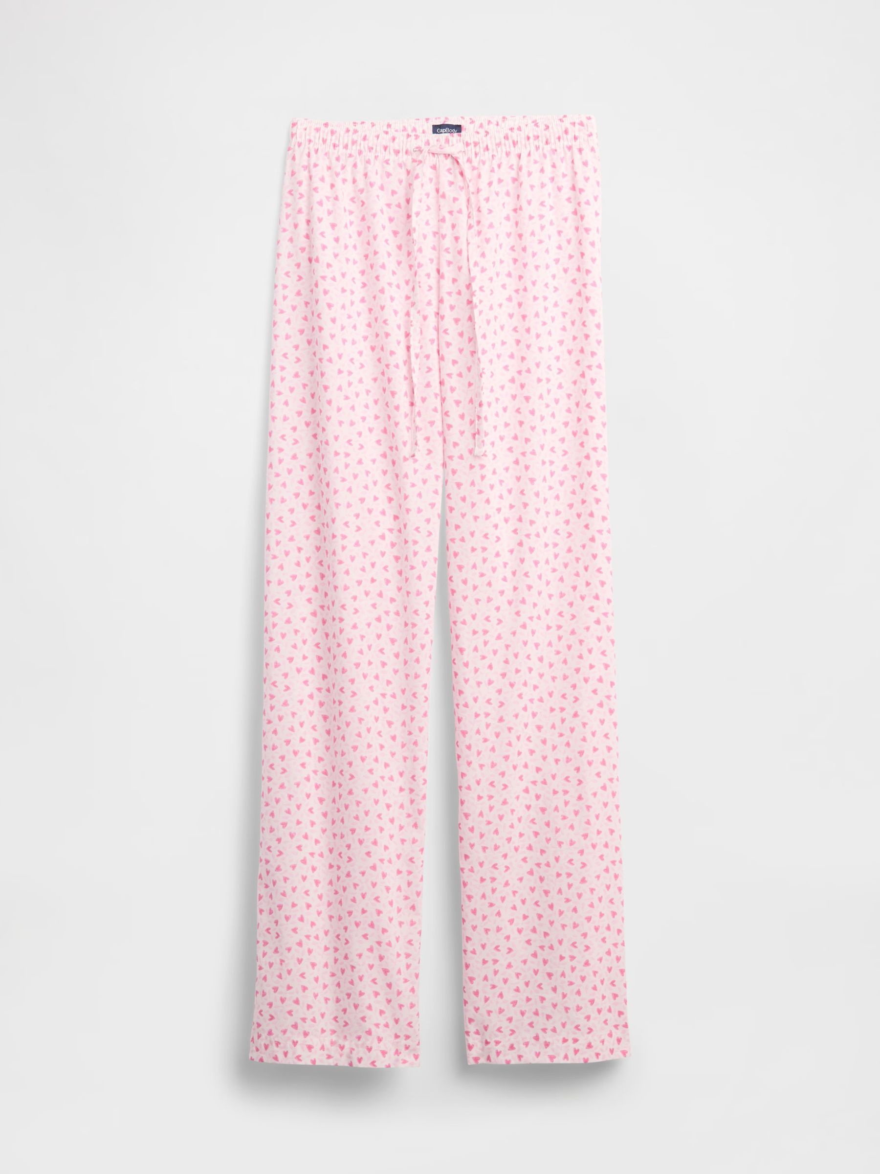 Pink Hearts Print Poplin Pyjama Bottoms - Image 4 of 4