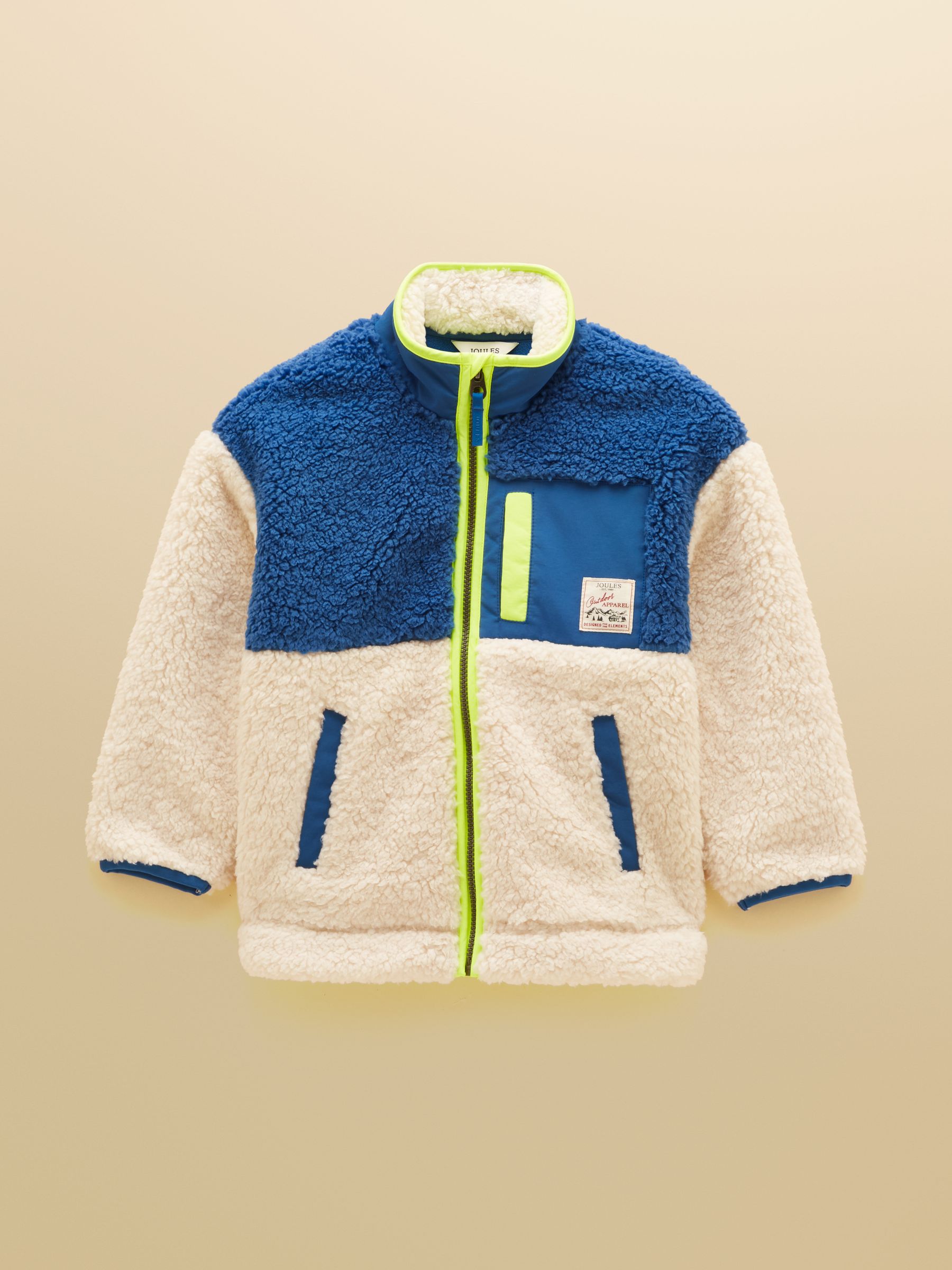 Boys' Billy Cream Zip Through Fleece - Image 1 of 5