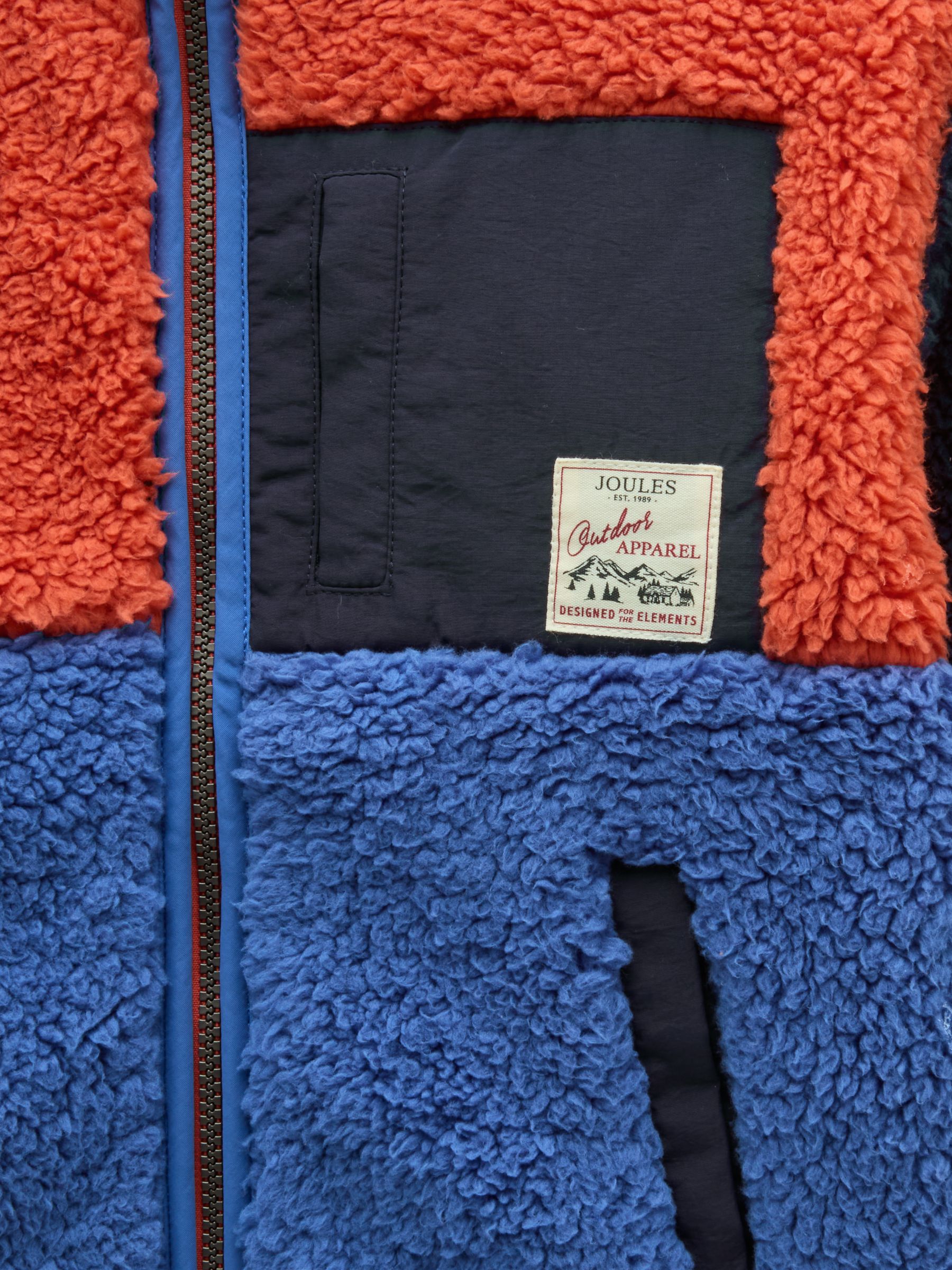 Boys' Billy Blue & Orange Zip Through Fleece - Image 3 of 4