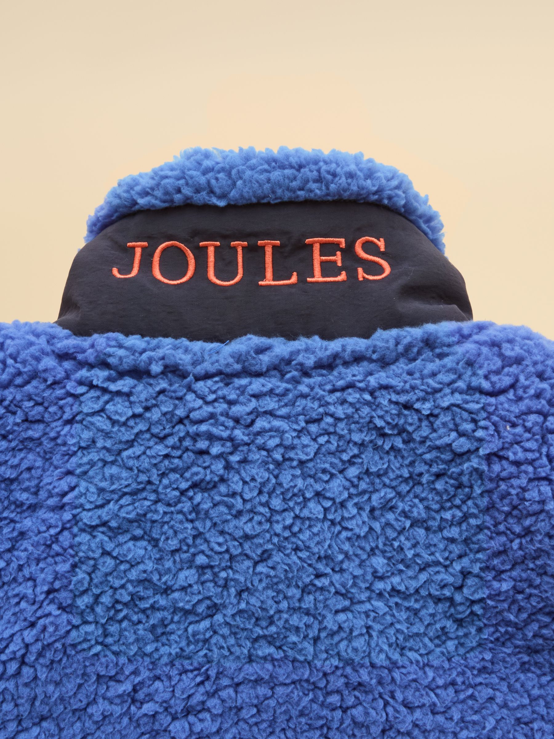 Boys' Billy Blue & Orange Fleece Gilet - Image 4 of 4