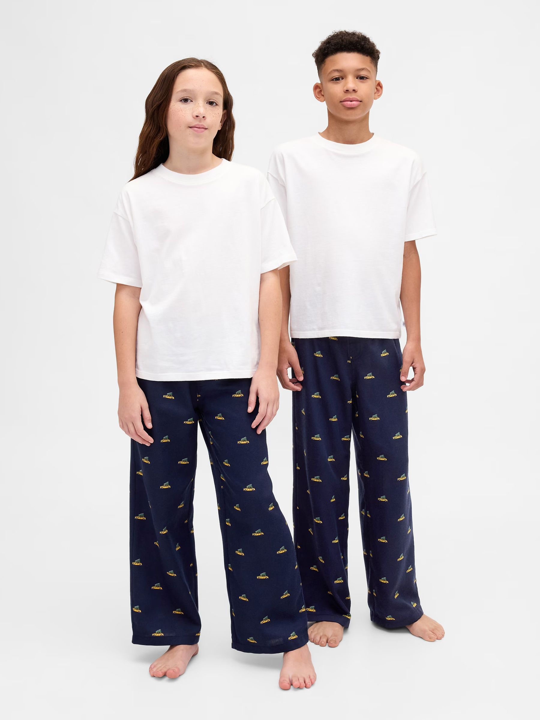 Navy Matching Family Flannel Pyjama Bottoms - Image 1 of 5 Navy Matching Family Flannel Pyjama Bottoms - Image 1 of 5