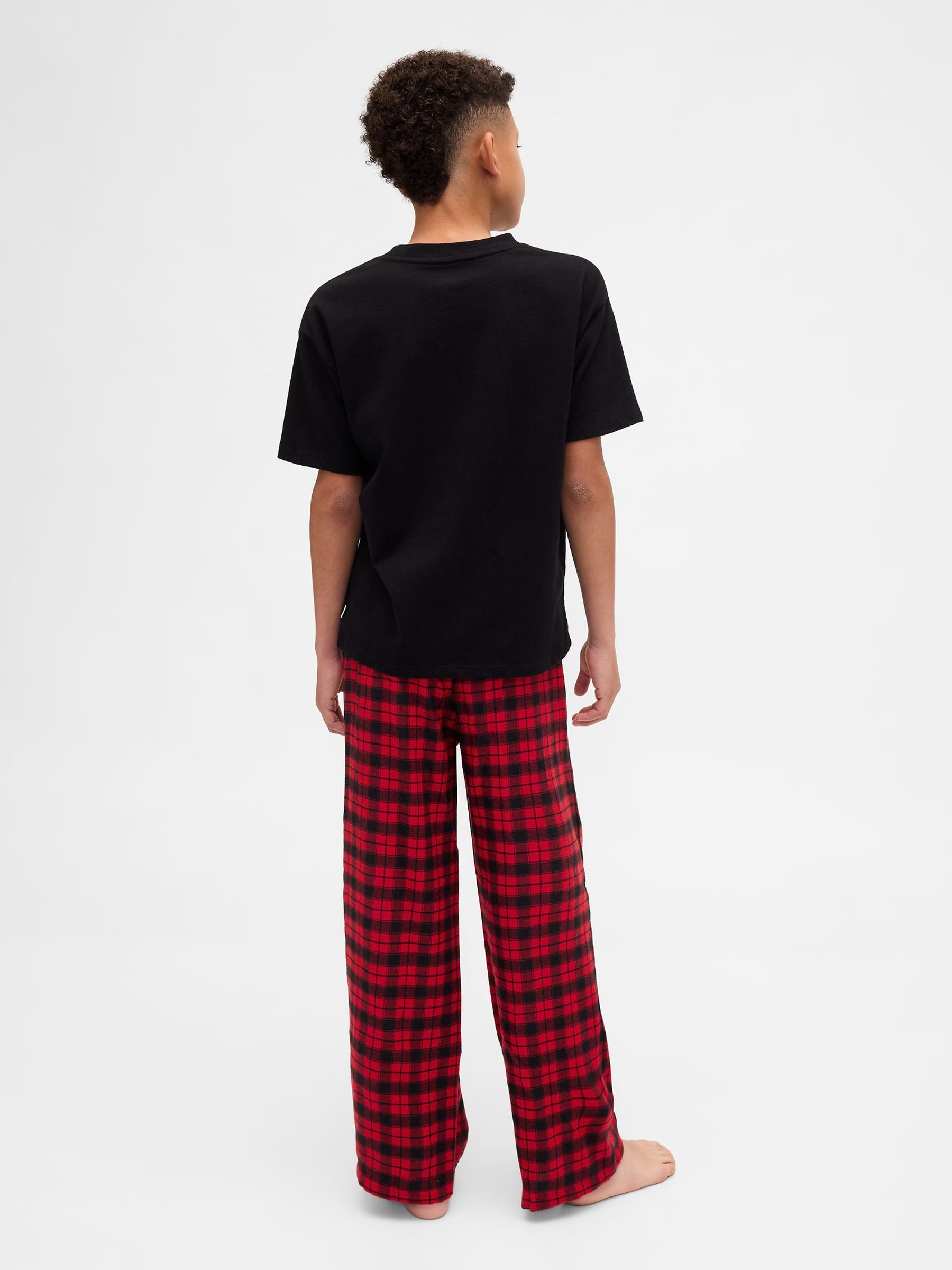 Red/Black Check Matching Family Flannel Pyjama Bottoms - Image 2 of 5
