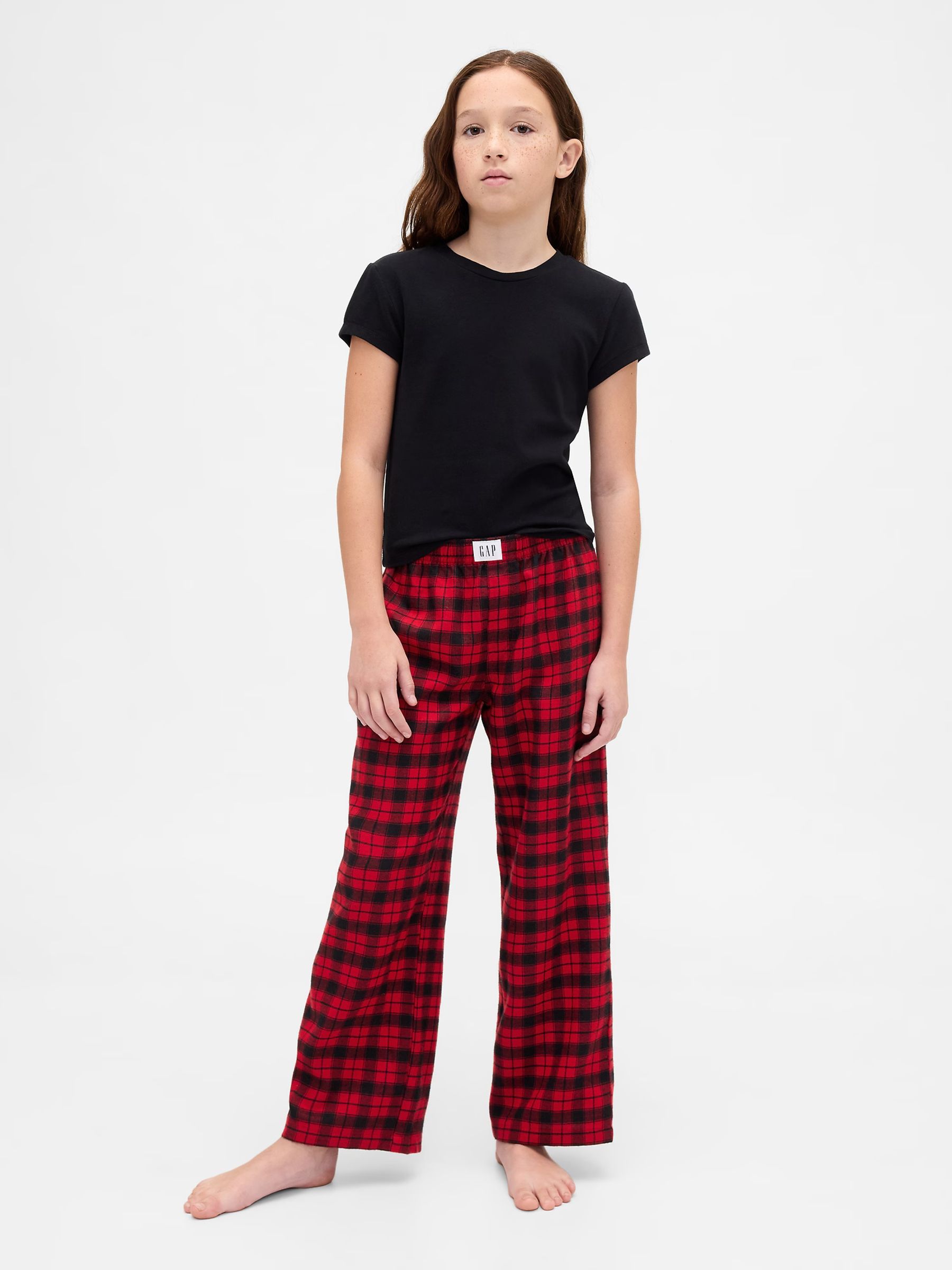 Red/Black Check Matching Family Flannel Pyjama Bottoms - Image 4 of 5