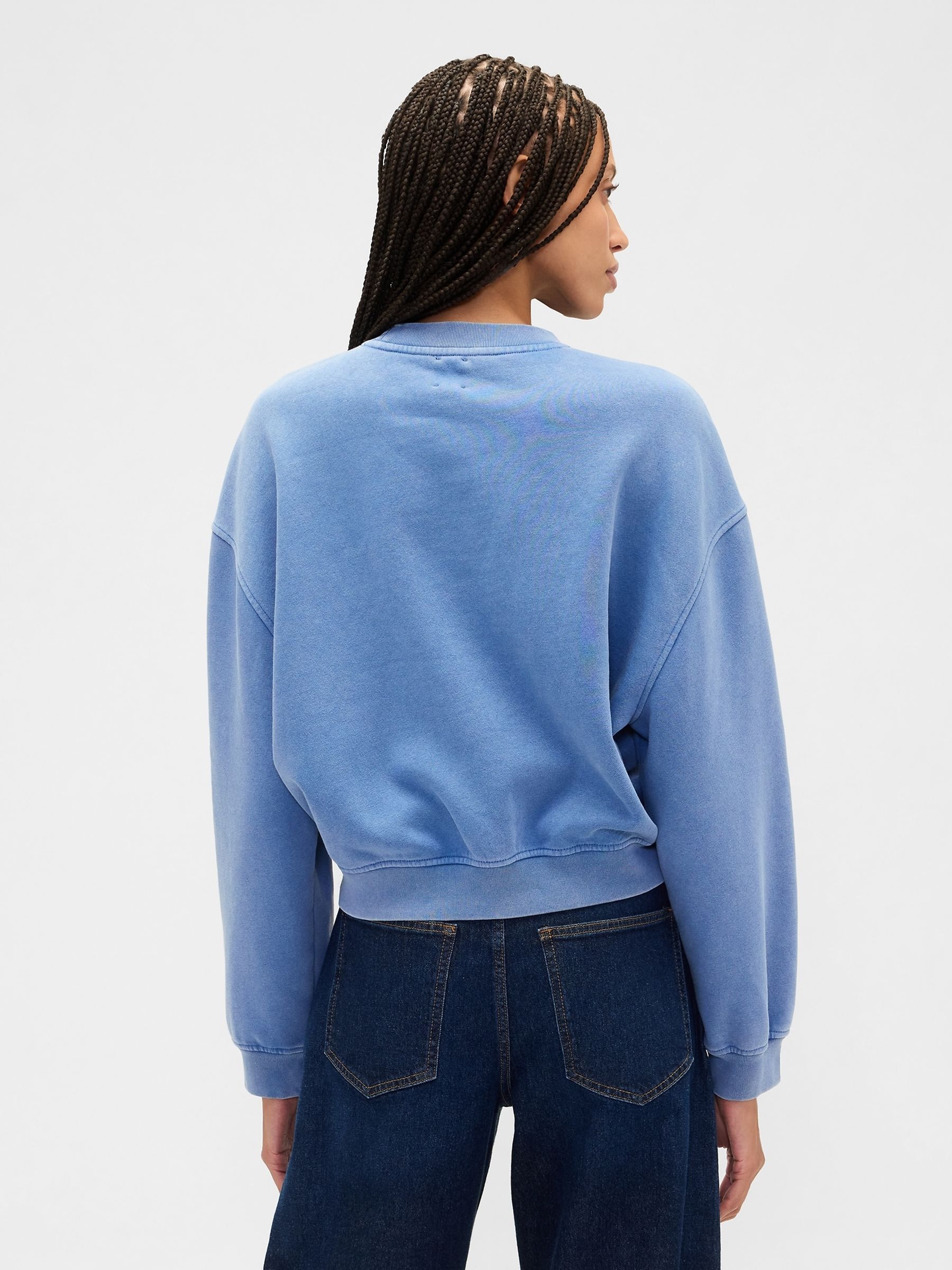 Blue London Logo Sweatshirt - Image 2 of 4 Blue London Logo Sweatshirt - Image 2 of 4