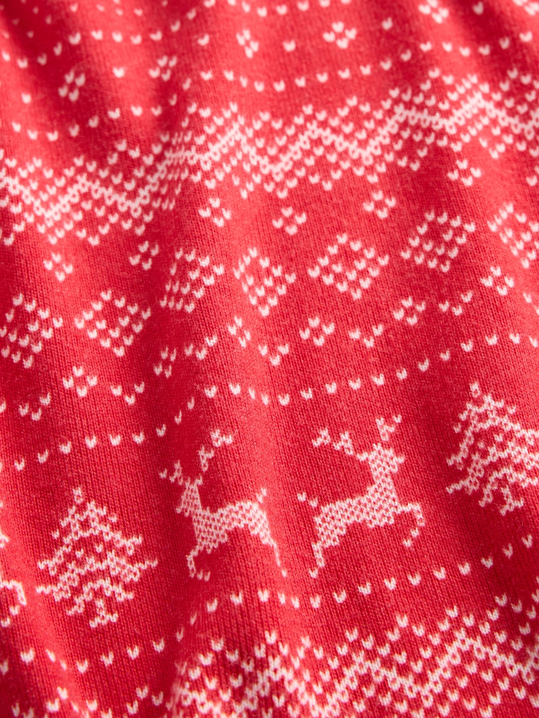 Red Fair Isle Christmas Pyjamas - Image 4 of 4 Red Fair Isle Christmas Pyjamas - Image 4 of 4