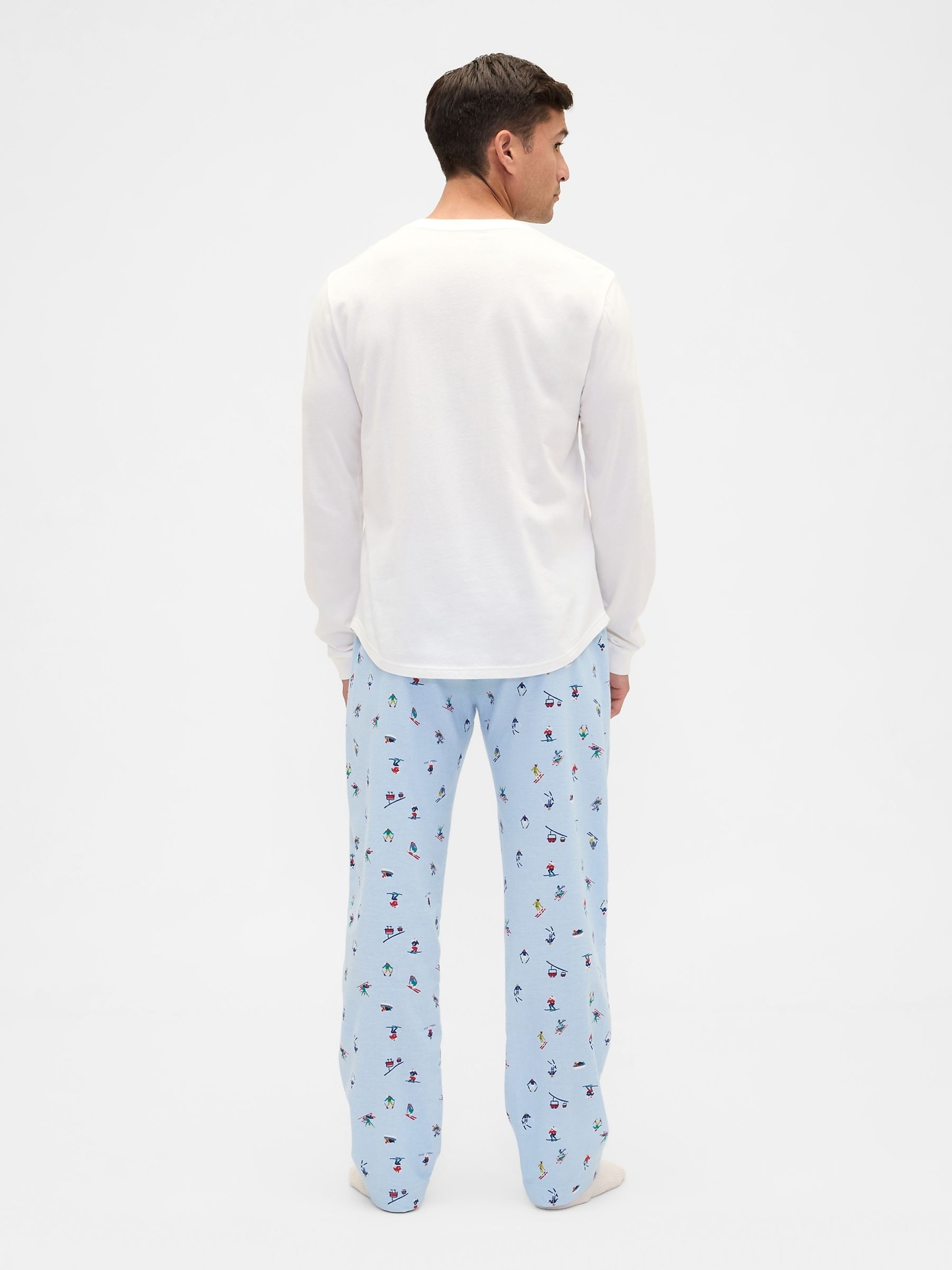 Blue Christmas Pyjama Bottoms - Image 2 of 4 Blue Christmas Pyjama Bottoms - Image 2 of 4