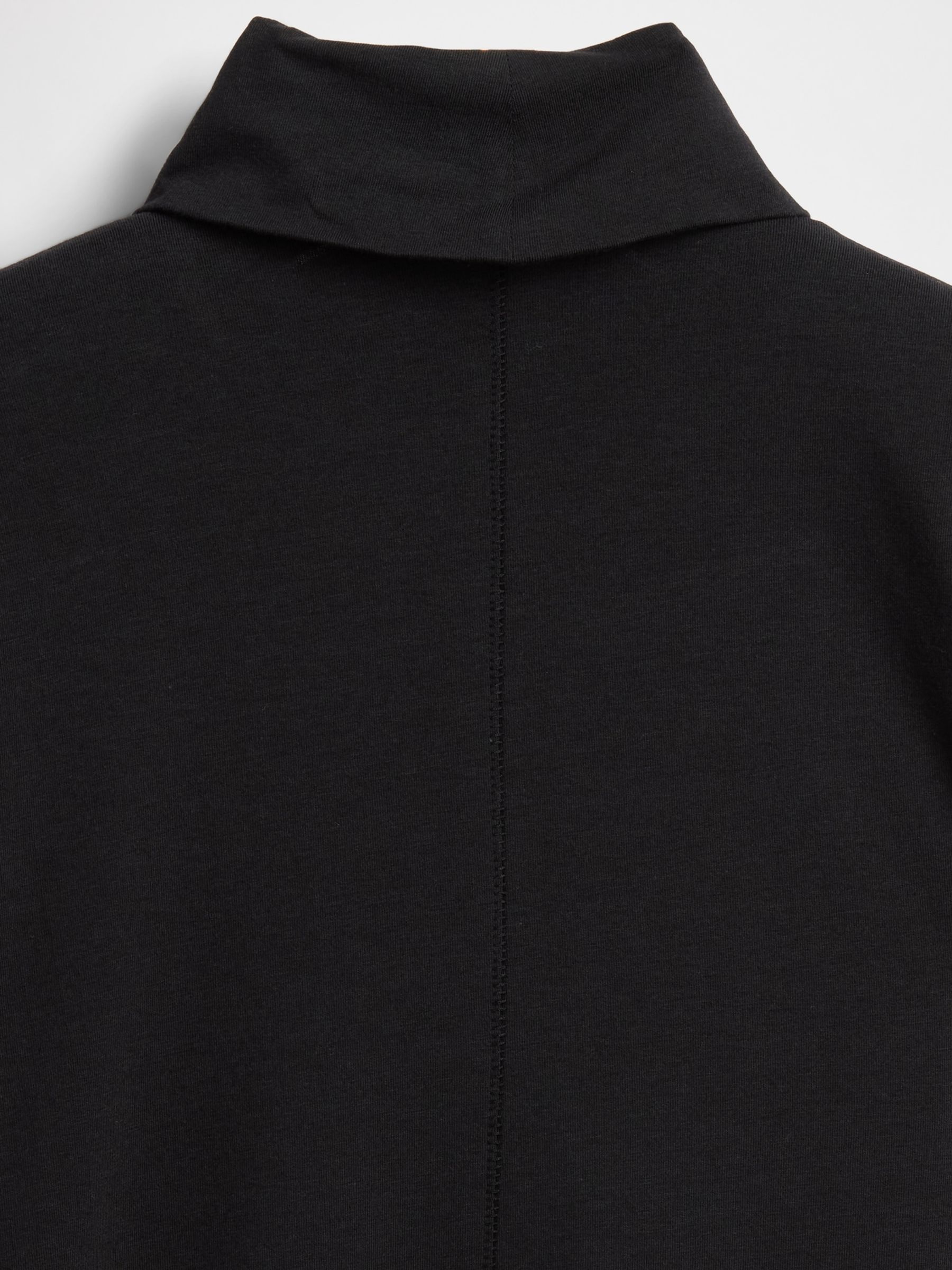 Black Featherweight Turtle Neck T-Shirt - Image 3 of 3 Black Featherweight Turtle Neck T-Shirt - Image 3 of 3