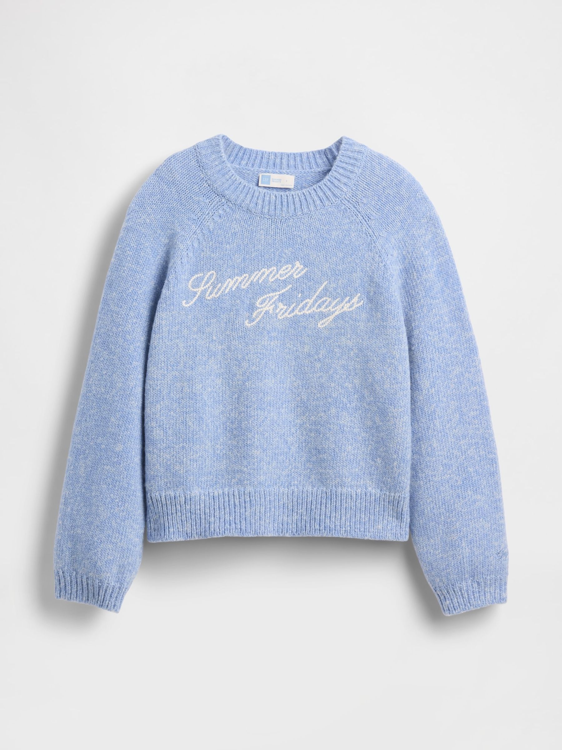 Gap X Summer Fridays Blue Oversized Logo Jumper - Image 5 of 8