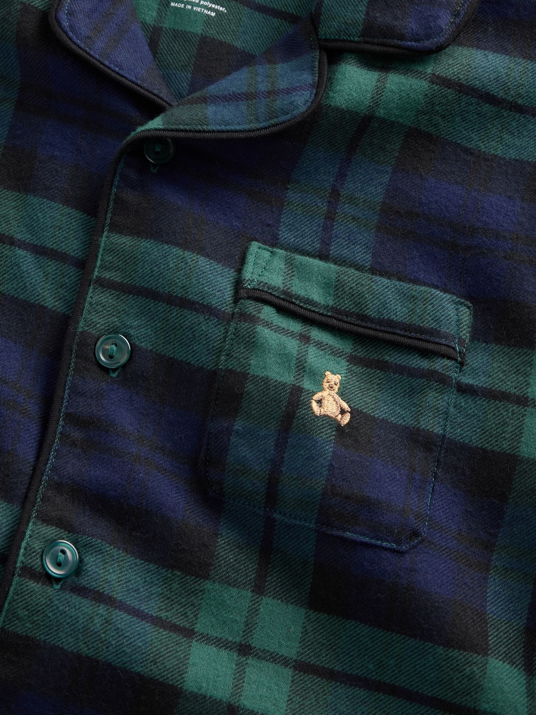 Green/Navy check Matching Family Flannel Pyjamas Set (5-13yrs) - Image 6 of 6