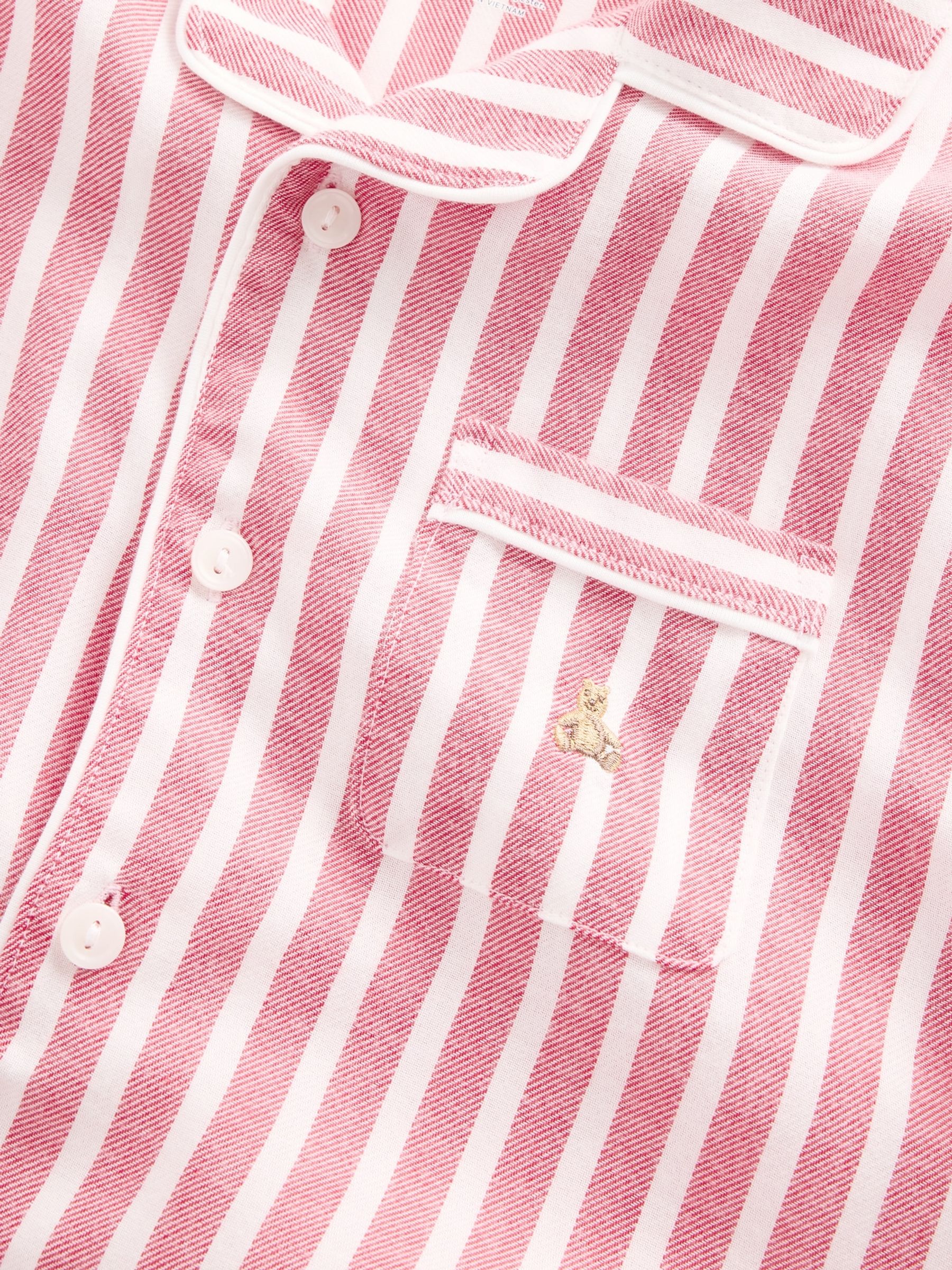 Red Stripe Matching Family Flannel Pyjamas Set (5-13yrs) - Image 6 of 6