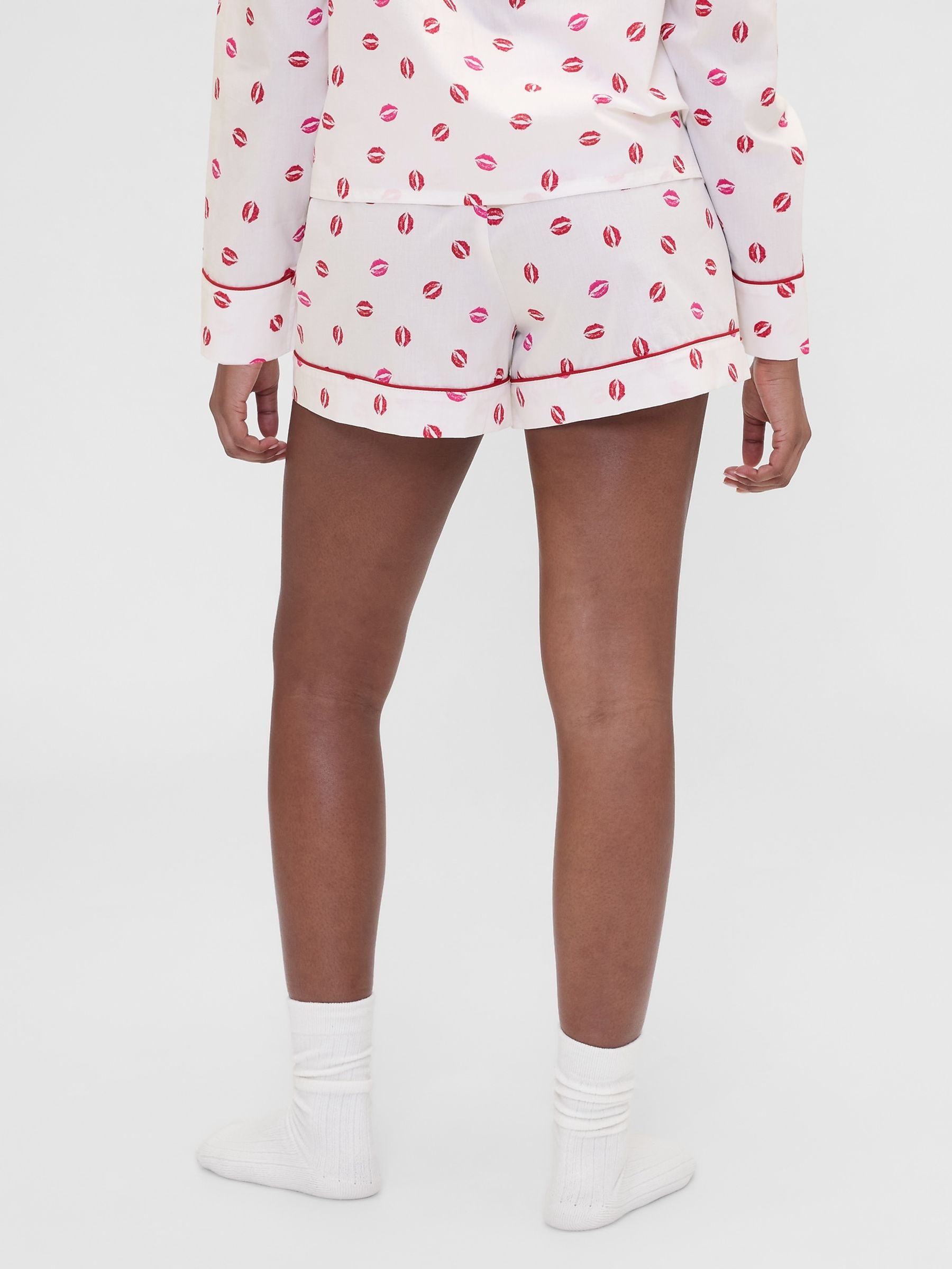 Gap X Summer Fridays White Kiss Poplin Short Pyjama Bottoms - Image 2 of 6