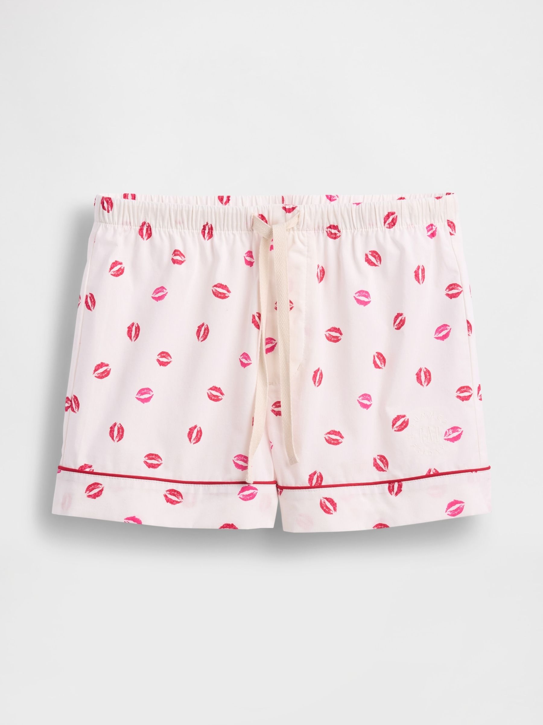 Gap X Summer Fridays White Kiss Poplin Short Pyjama Bottoms - Image 6 of 6