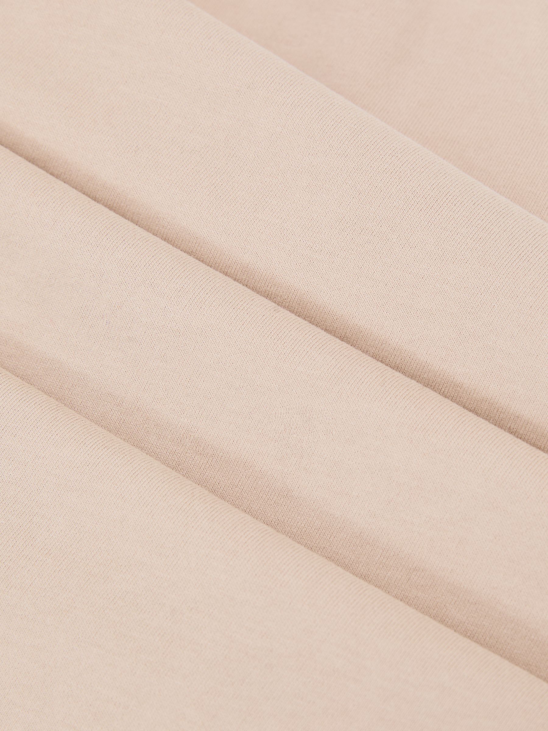 Brushed-Cotton V-Neck T-Shirt in Camel - image 3