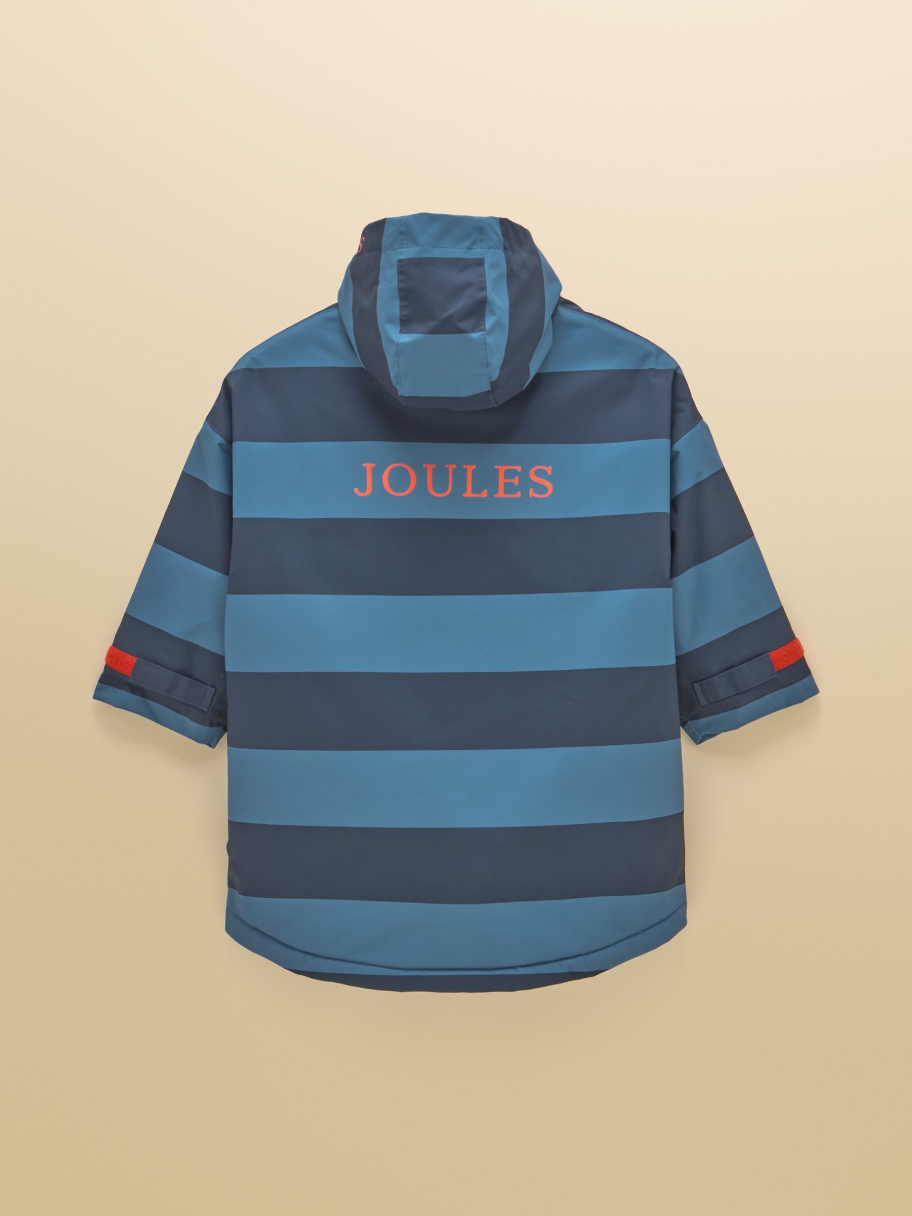 Boys' Coverall Blue Stripe Oversized Fleece Lined Waterproof Coat - Image 2 of 5