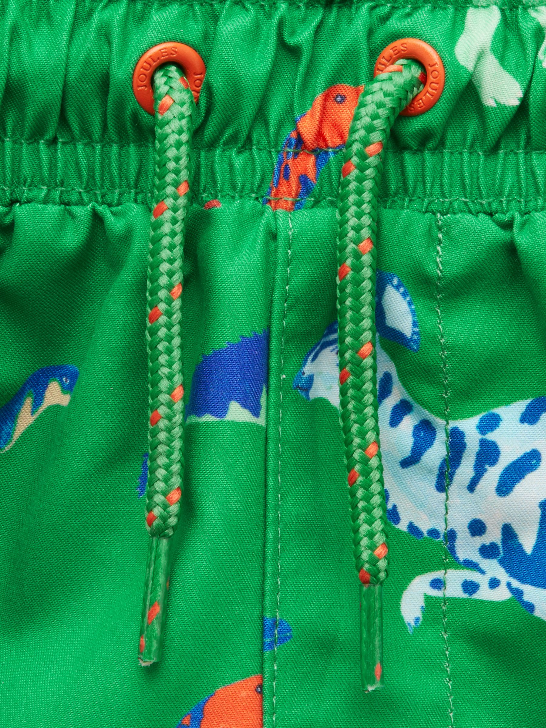 Boys' Ocean Green Dino Printed Swim Shorts - Image 2 of 4