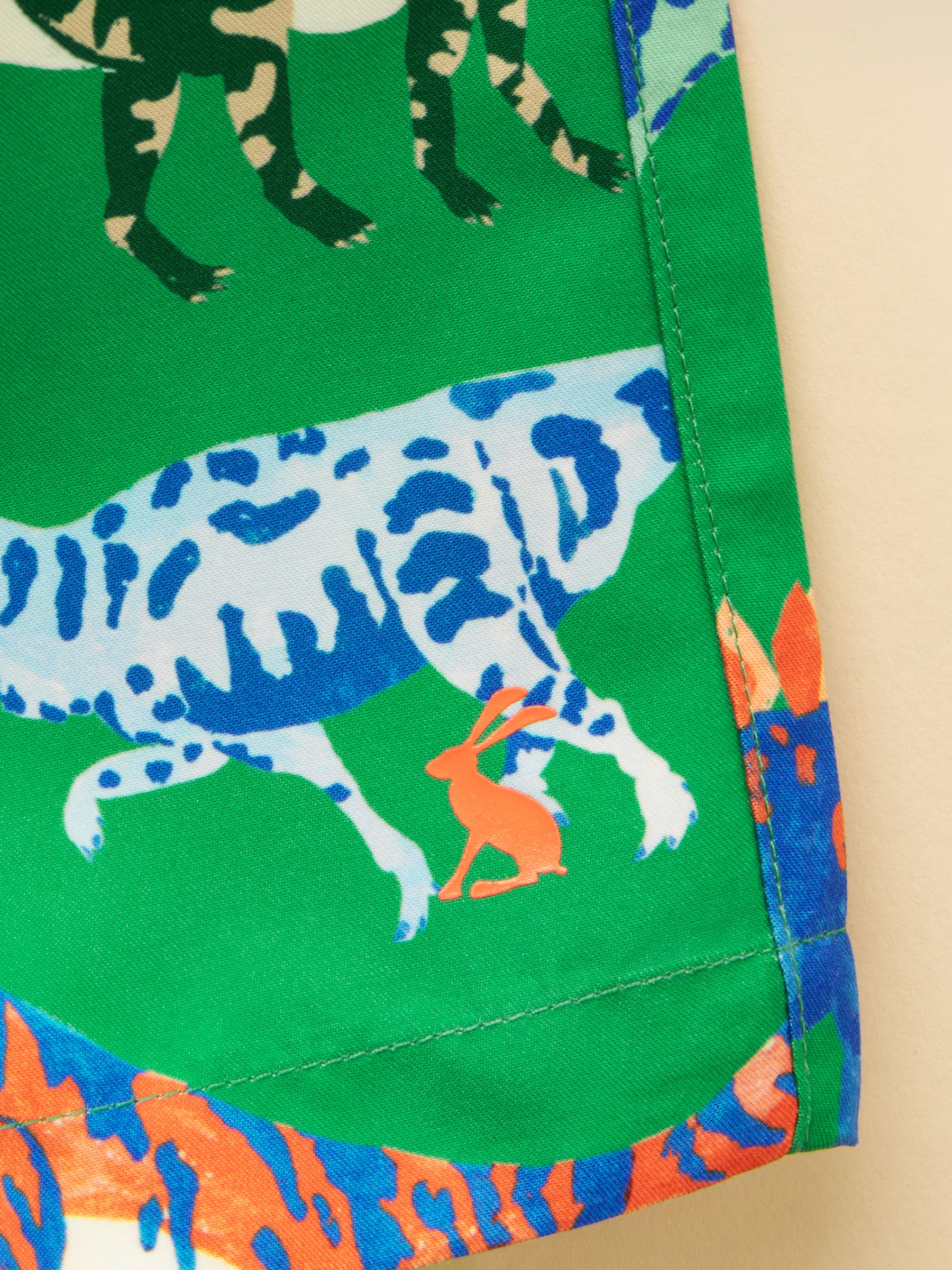Boys' Ocean Green Dino Printed Swim Shorts - Image 3 of 4