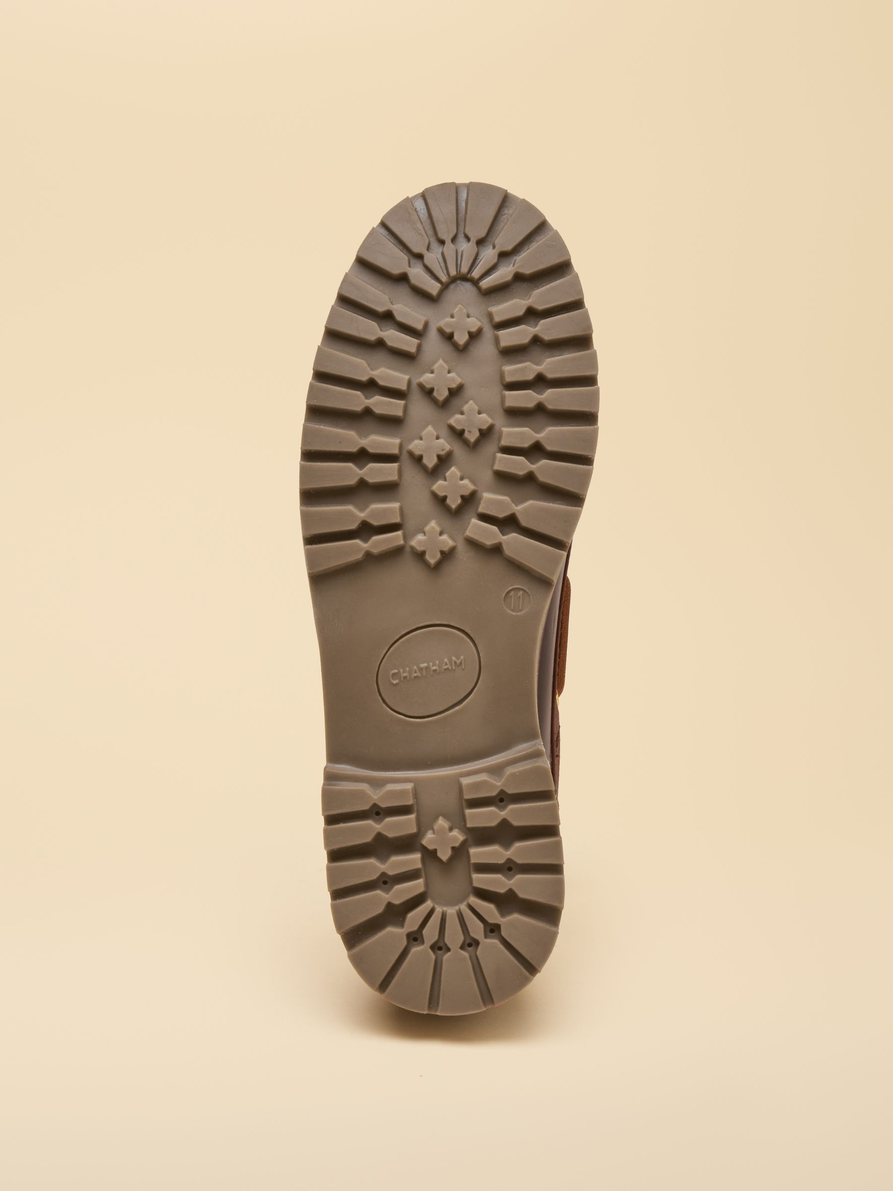 Joules X Chatham Navy Drift Cleated Deck Shoes - Image 4 of 7