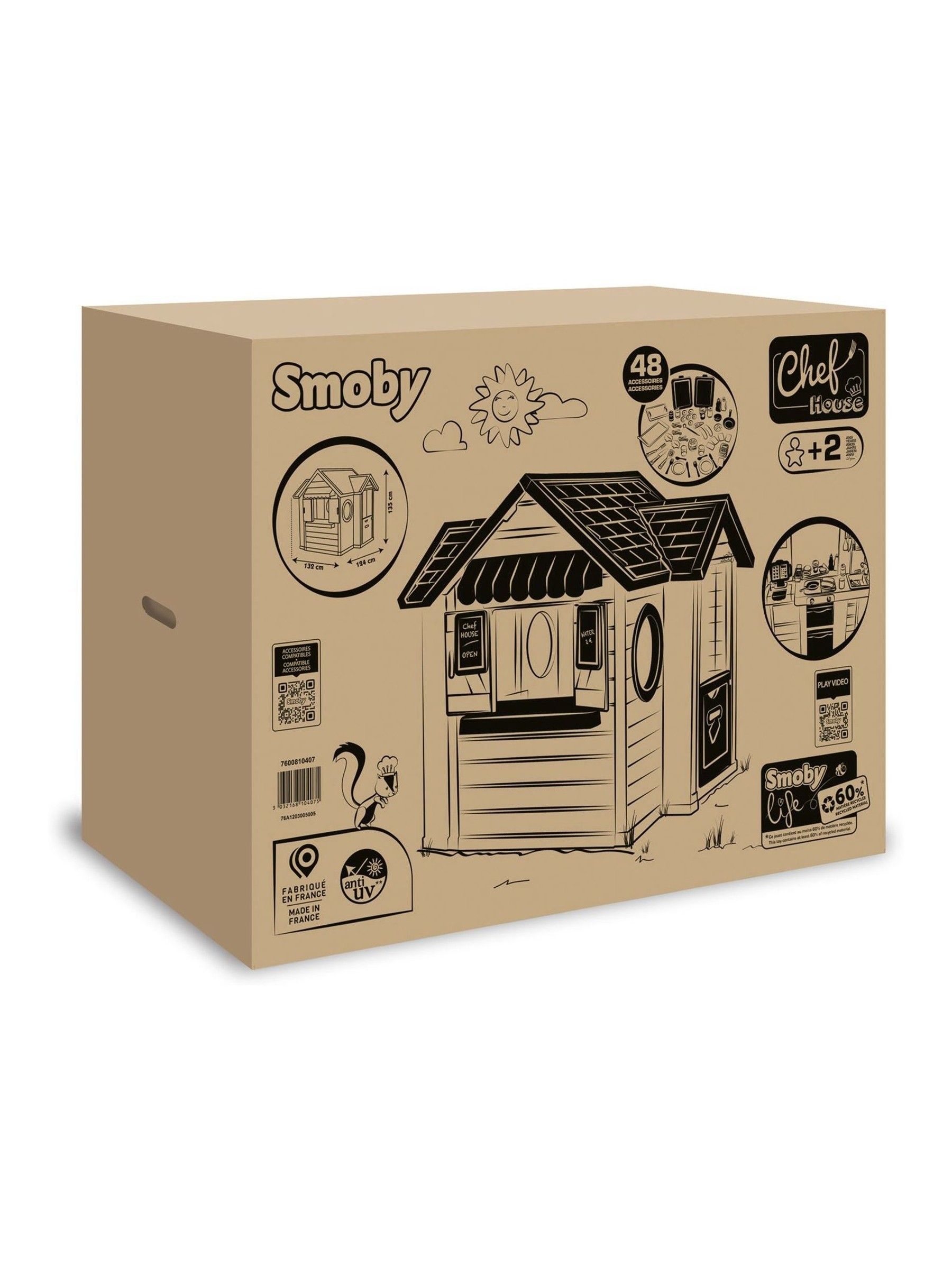 Smoby White Life Chef House - Image 6 of 6 Smoby White Life Chef House - Image 6 of 6