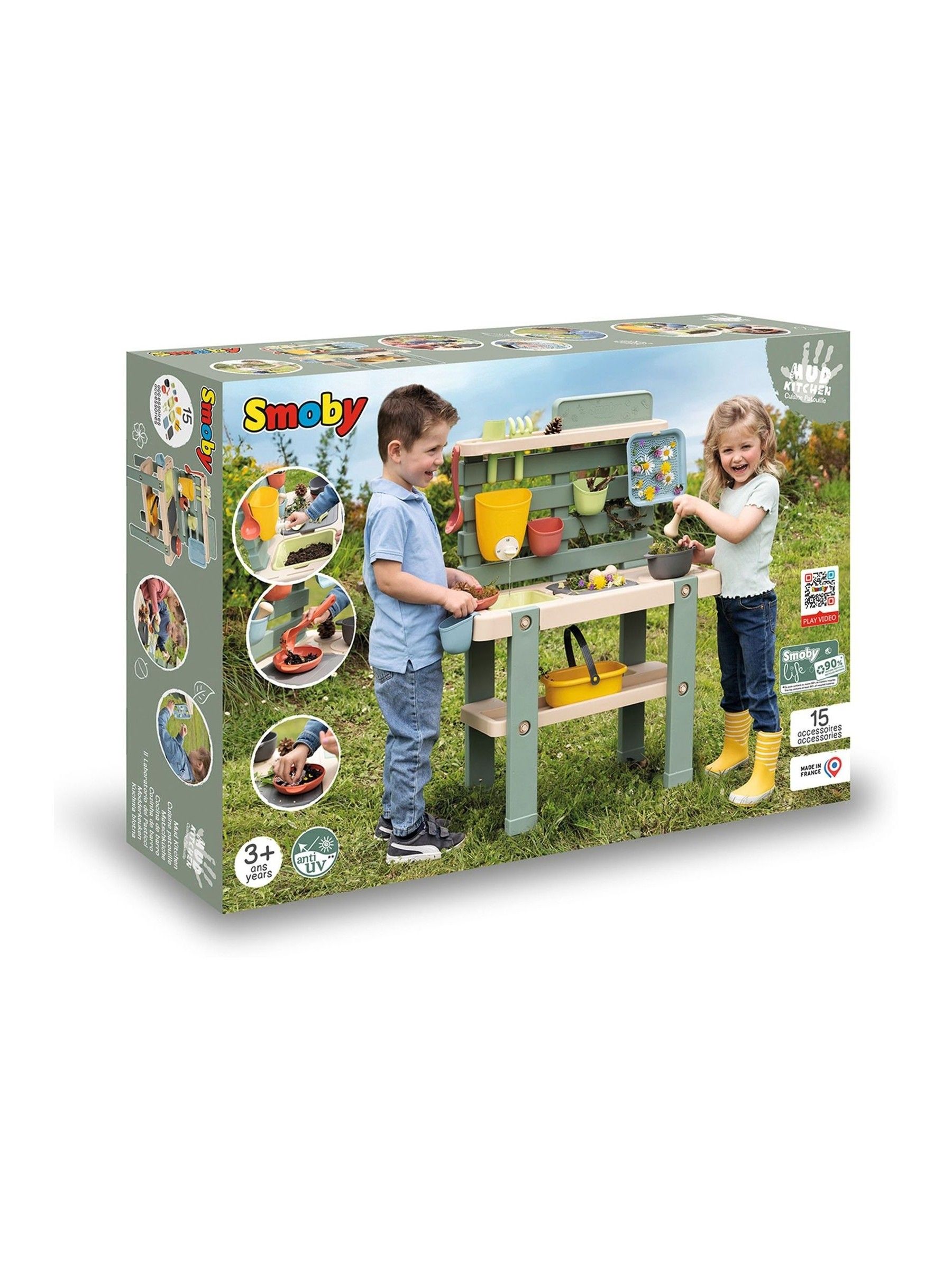 Smoby Green Life Mud Kitchen - Image 6 of 6 Smoby Green Life Mud Kitchen - Image 6 of 6