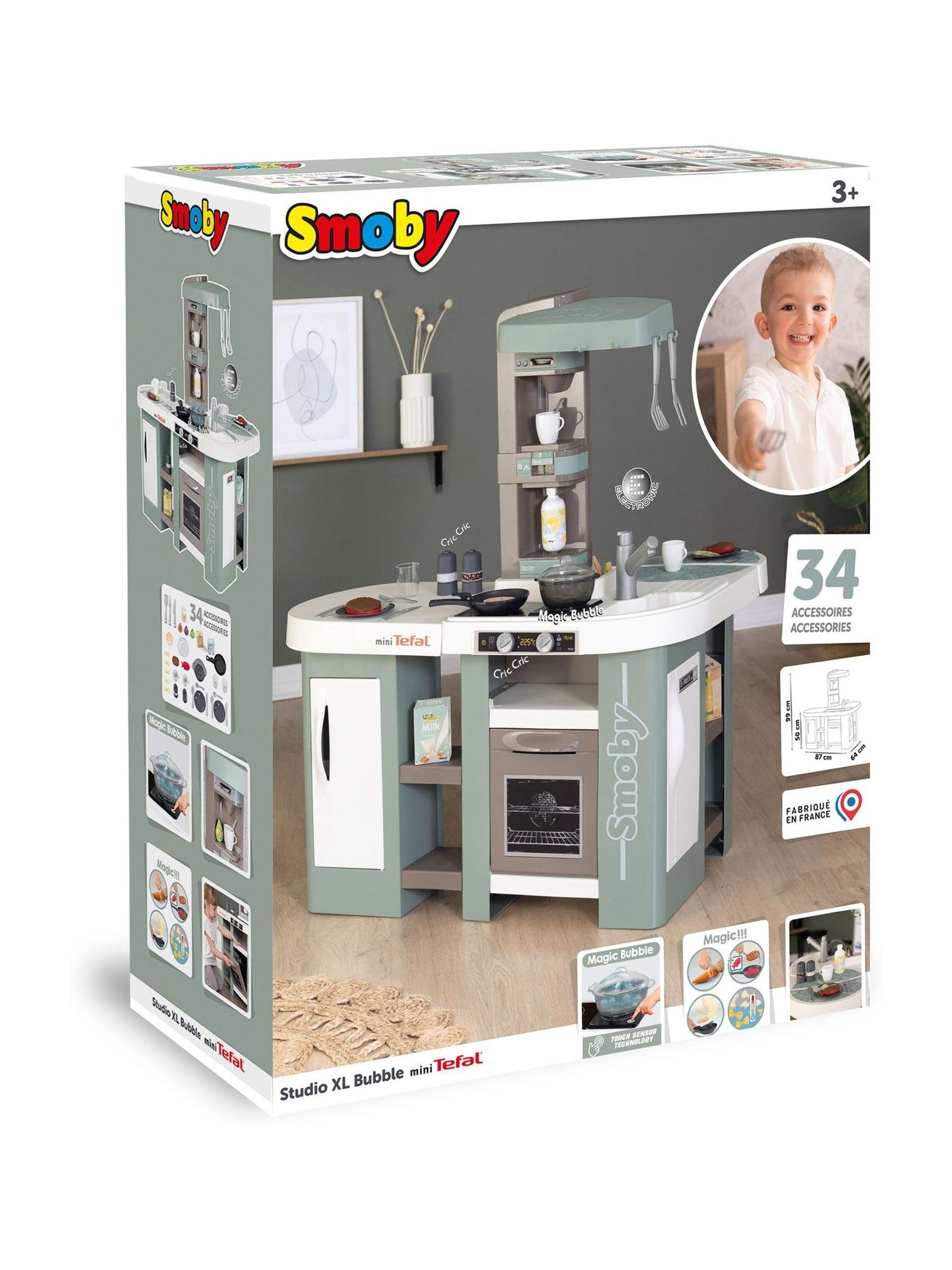 Smoby XL Tefal Studio Kitchen Bubble - Image 6 of 6 Smoby XL Tefal Studio Kitchen Bubble - Image 6 of 6