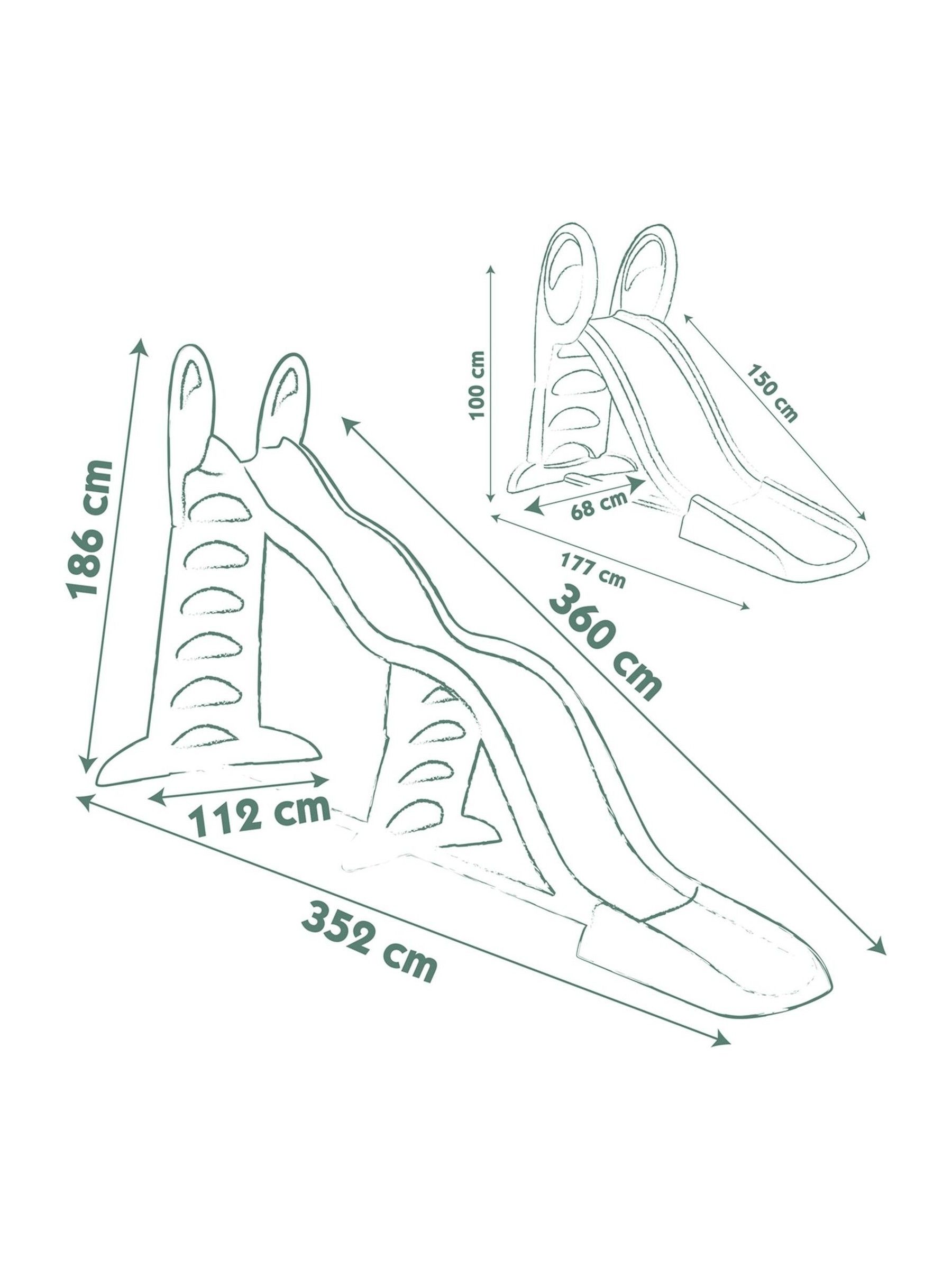 Smoby Green Life Super Megagliss Slide - Image 5 of 6