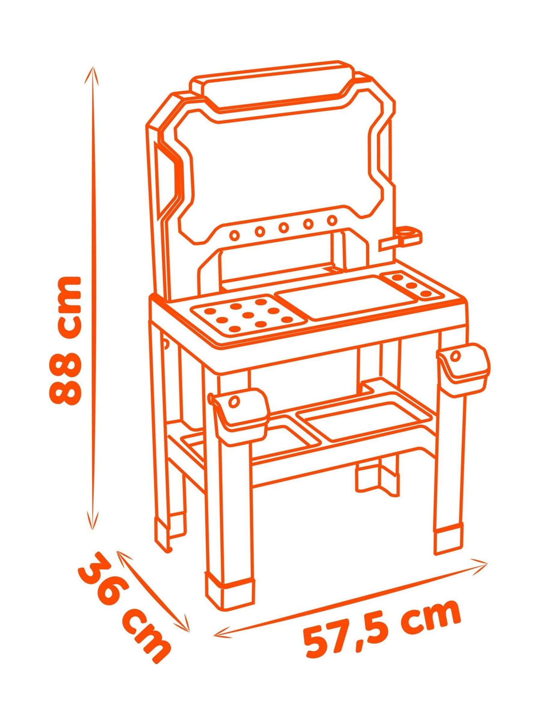 Smoby Black and Decker Bricolo Workbench - Image 5 of 5 Smoby Black and Decker Bricolo Workbench - Image 5 of 5