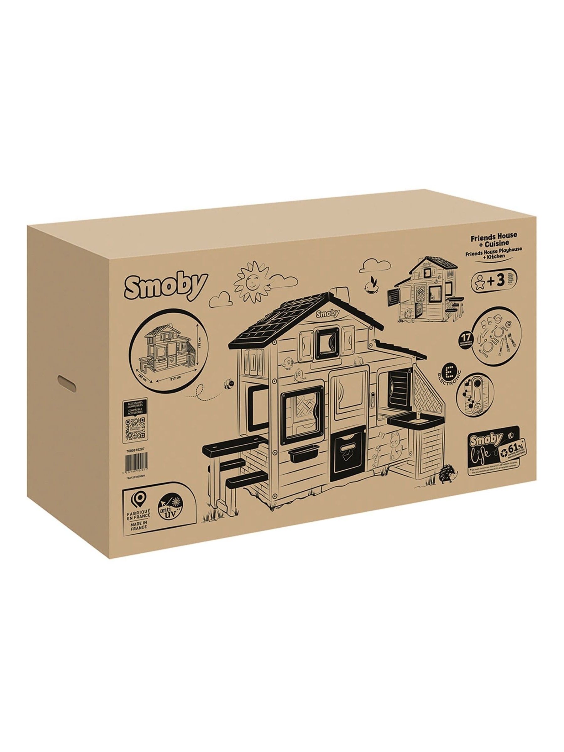 Smoby White Life Friends House and Kitchen - Image 5 of 5