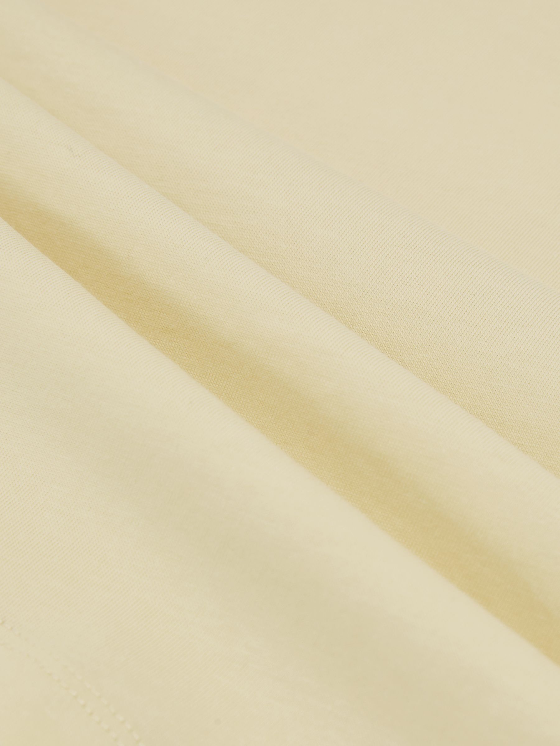 13-14 yrs Cotton Crew-Neck T-Shirt in Sorbet Yellow - Image 4 de 4