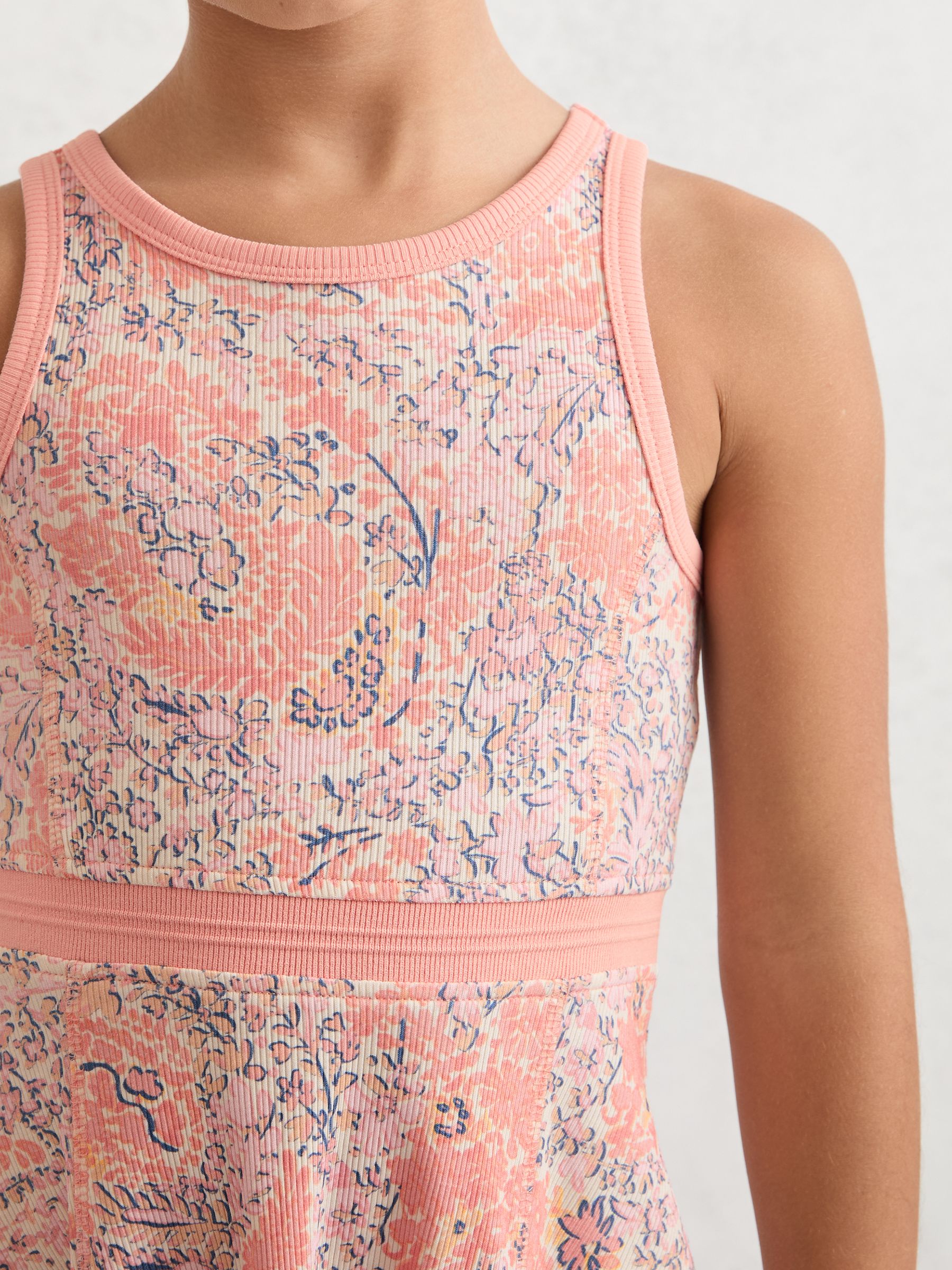 Rib Jersey Dress in Multi - Image 3 of 4