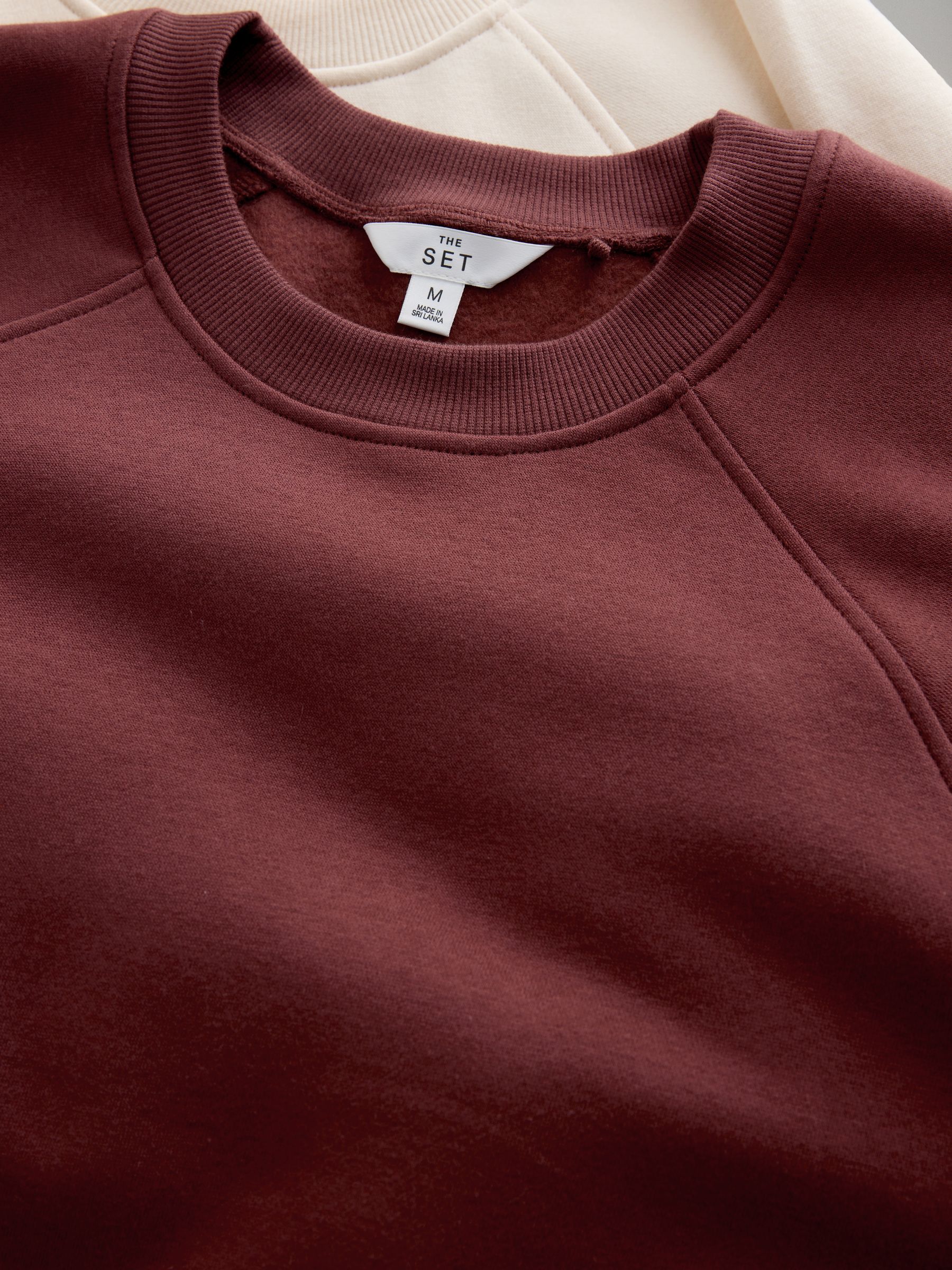 Pink/Cream 2 Pack Raglan Sweat Tops - Image 4 of 5