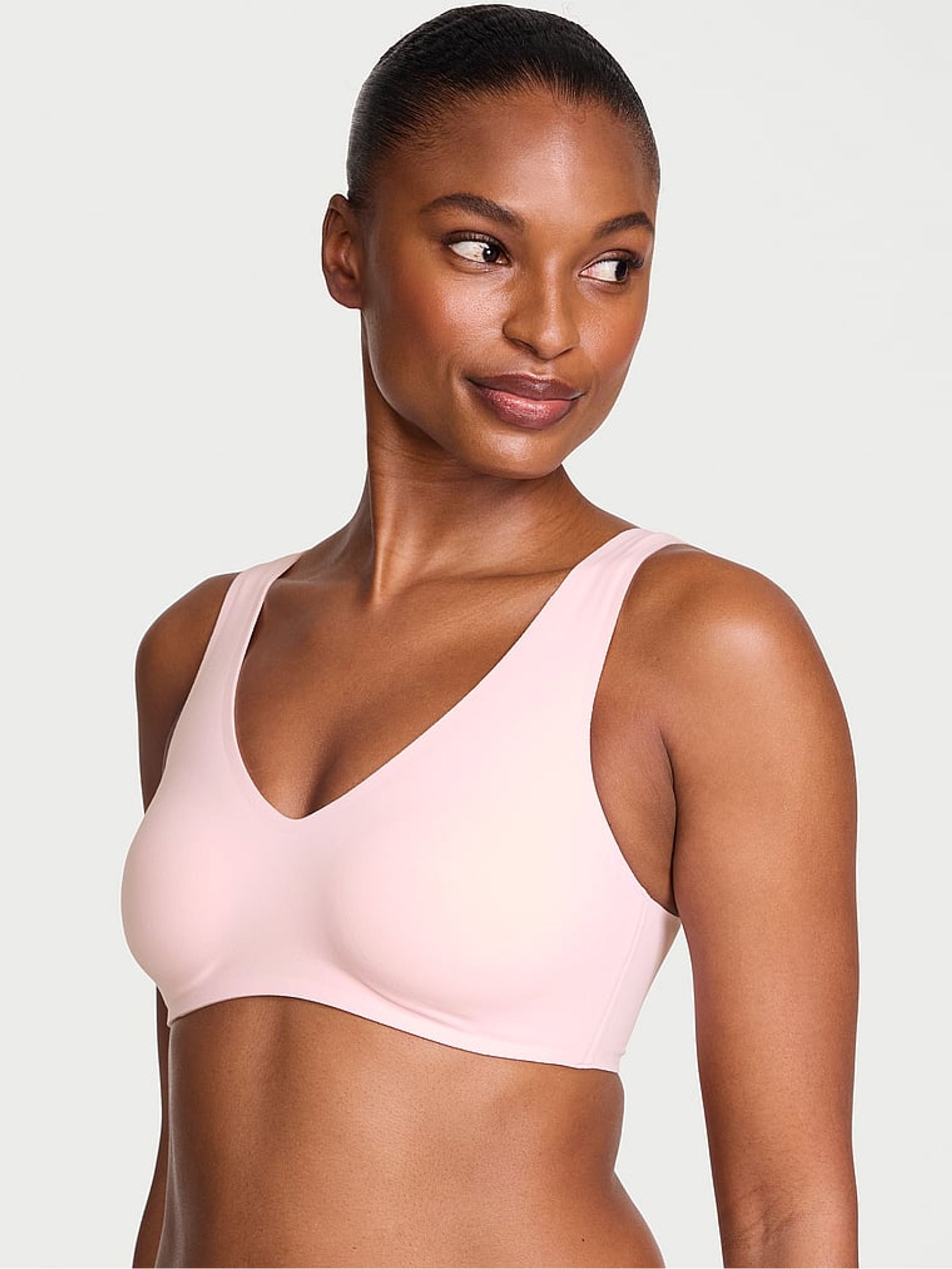 Angel Pink Non Wired Lightly Lined Slumber Bra - Image 1 of 2